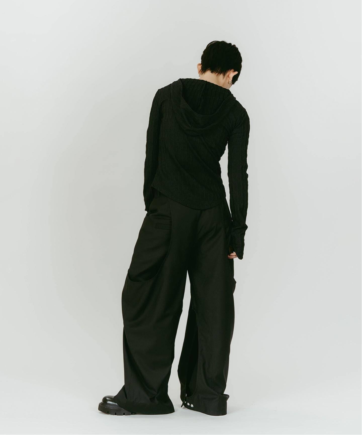 Knuth Marf/クヌースマーフ hooded jacquard top（Tシャツ／カットソー