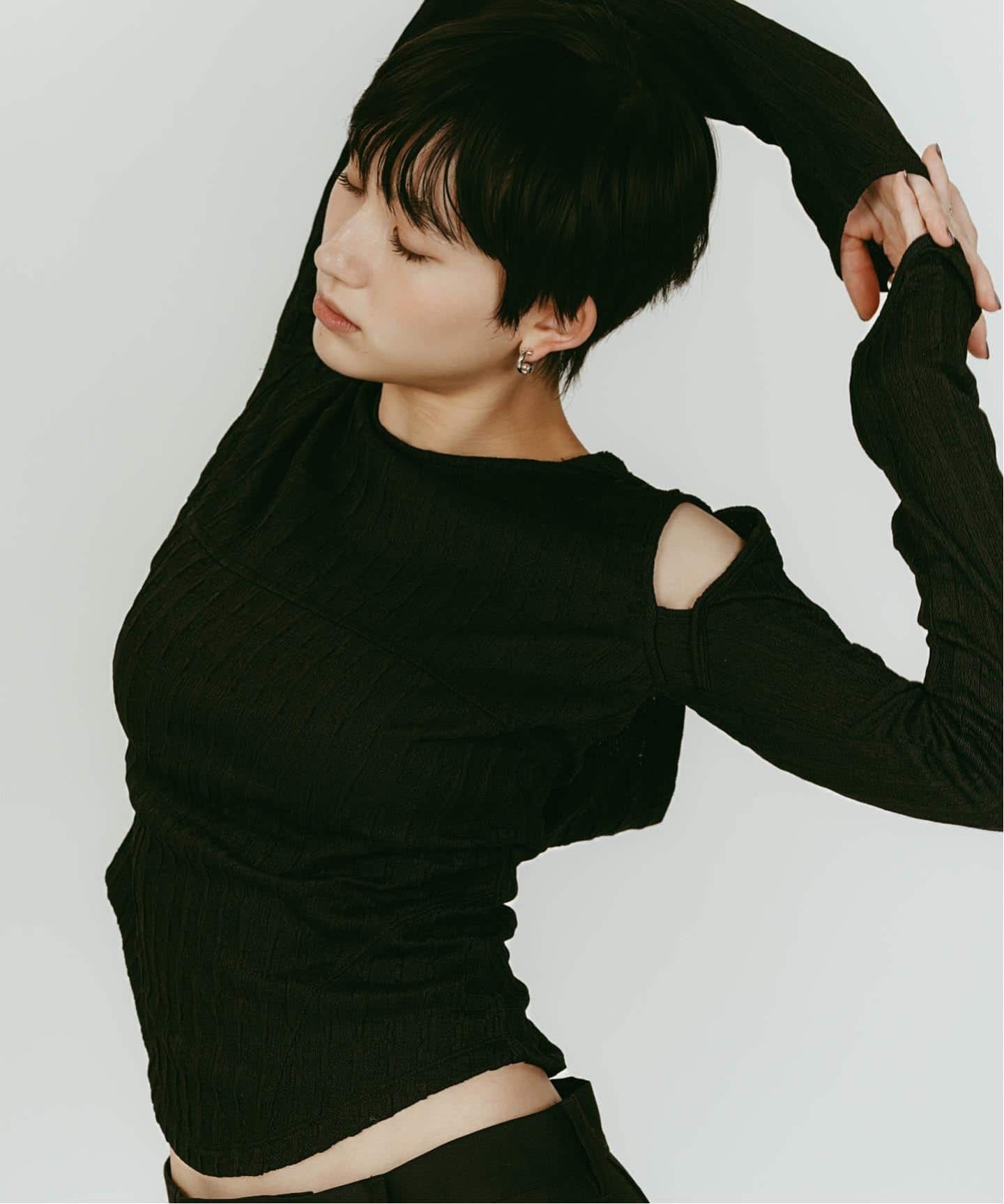 Knuth Marf/クヌースマーフ hooded jacquard top（Tシャツ／カットソー