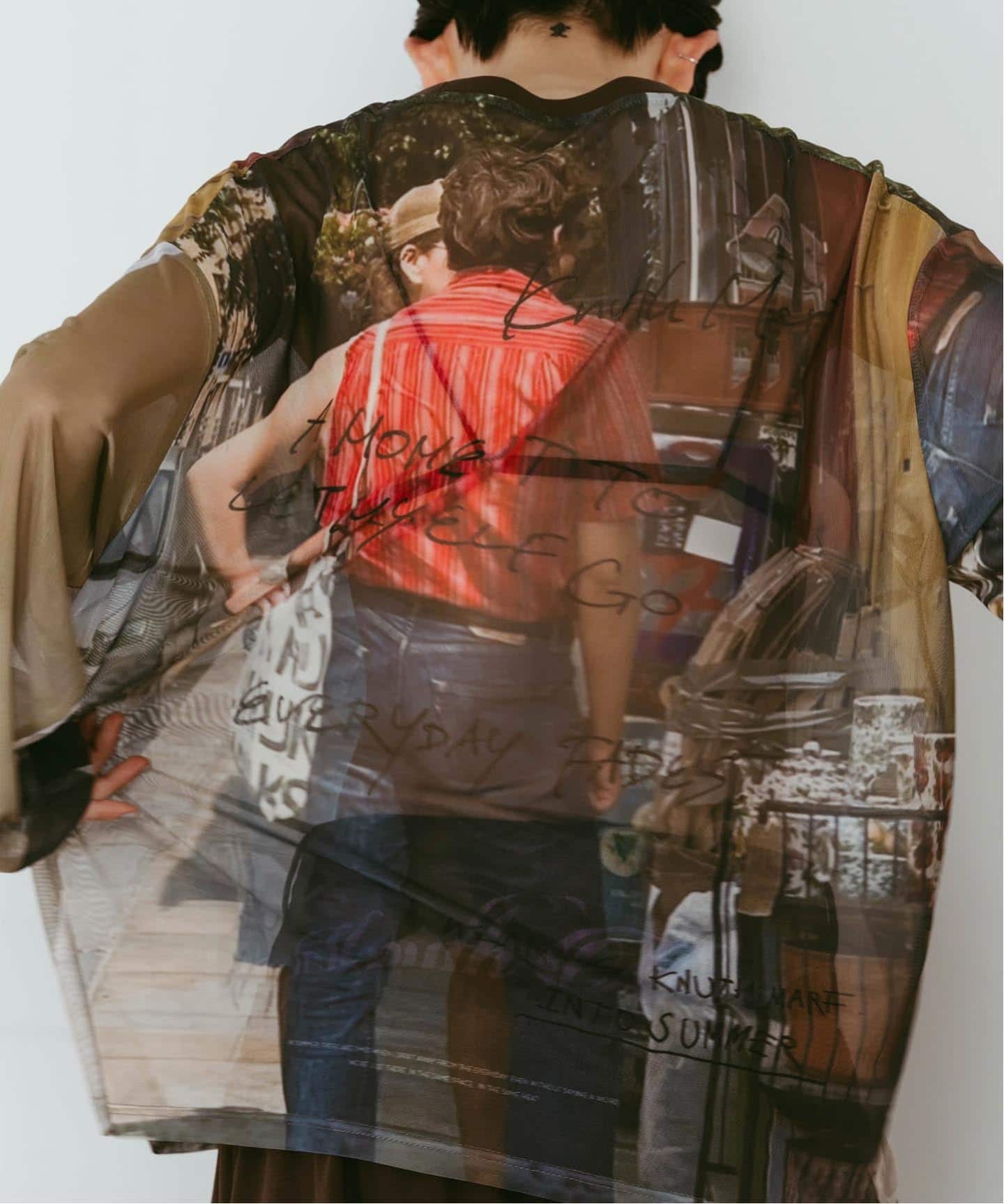 Knuth Marf / クヌースマーフ oji sheer long-sleeve tee（Tシャツ