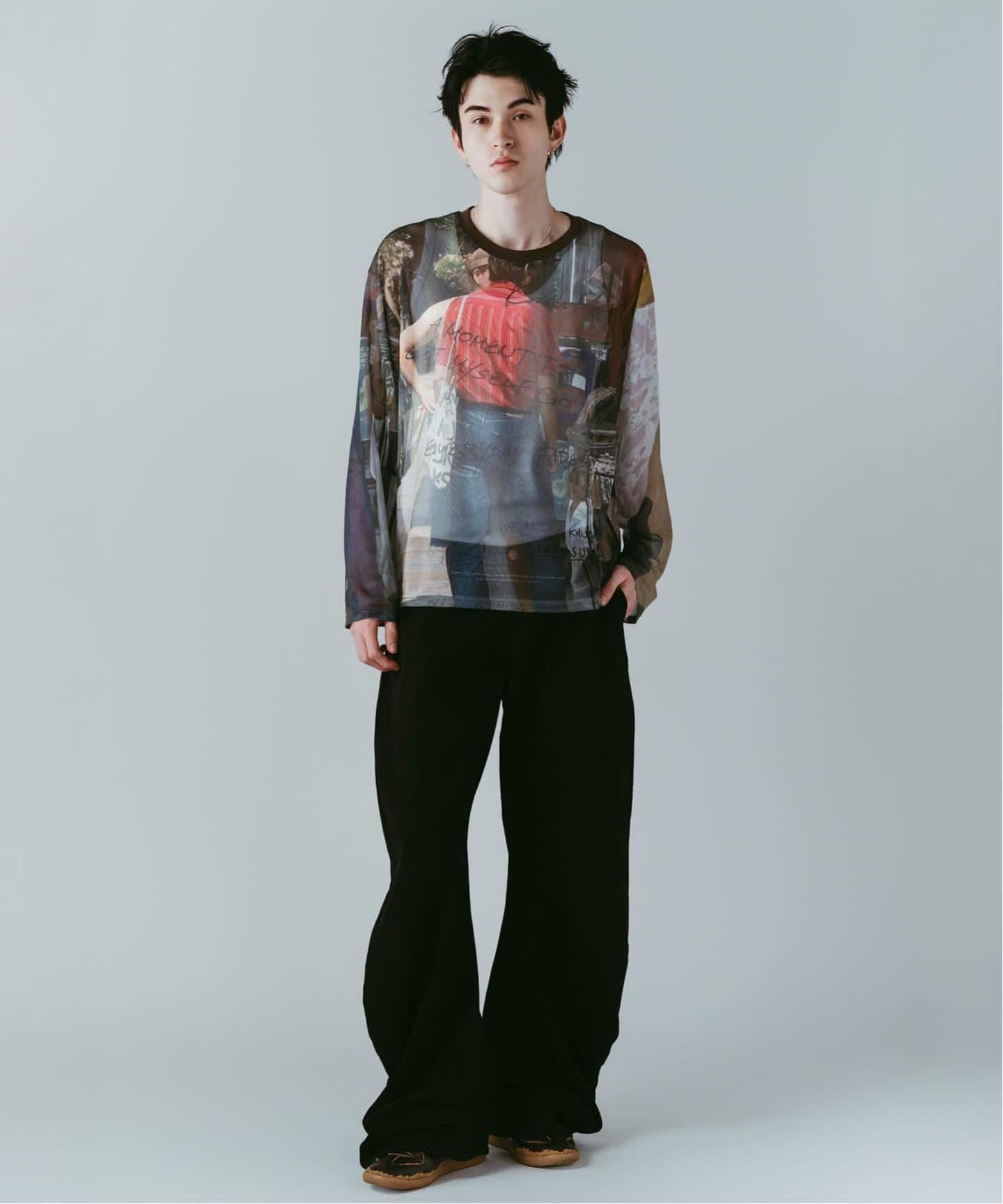 Knuth Marf / クヌースマーフ oji sheer long-sleeve tee（Tシャツ