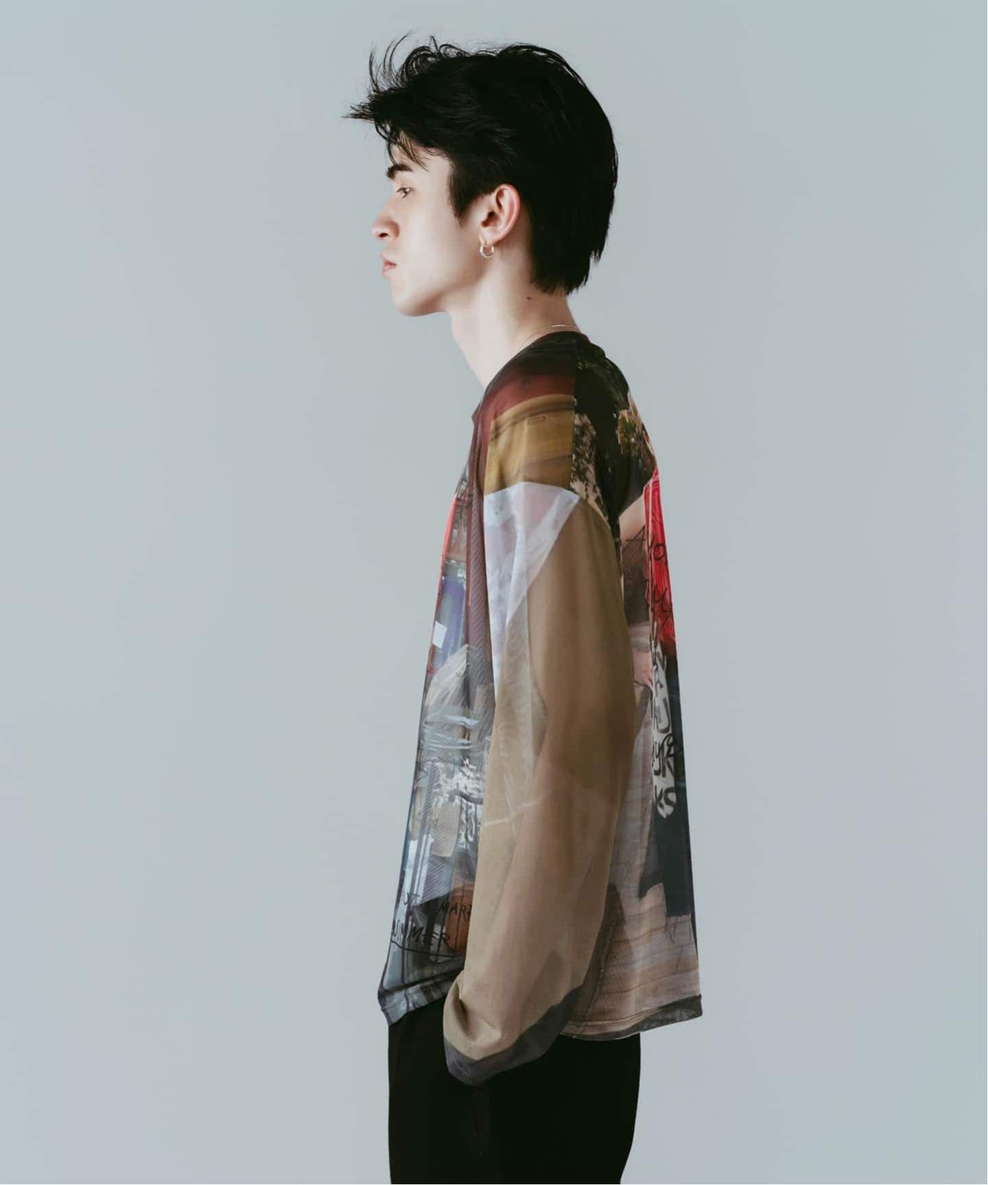jim】Knuth Marf sheer velour top jim】Knuth Marf sheer velour top