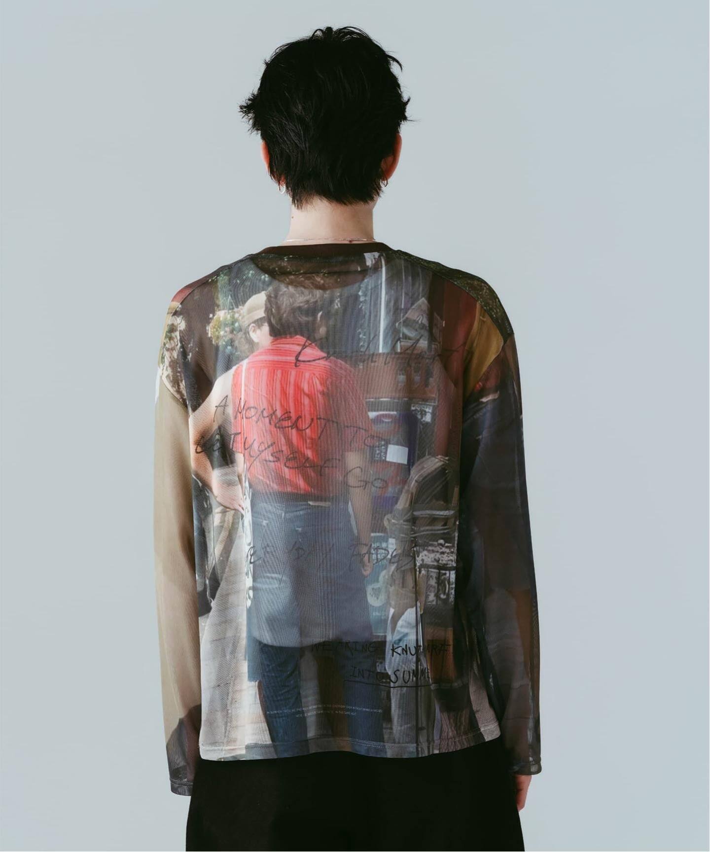 Knuth Marf / クヌースマーフ oji sheer long-sleeve tee（Tシャツ