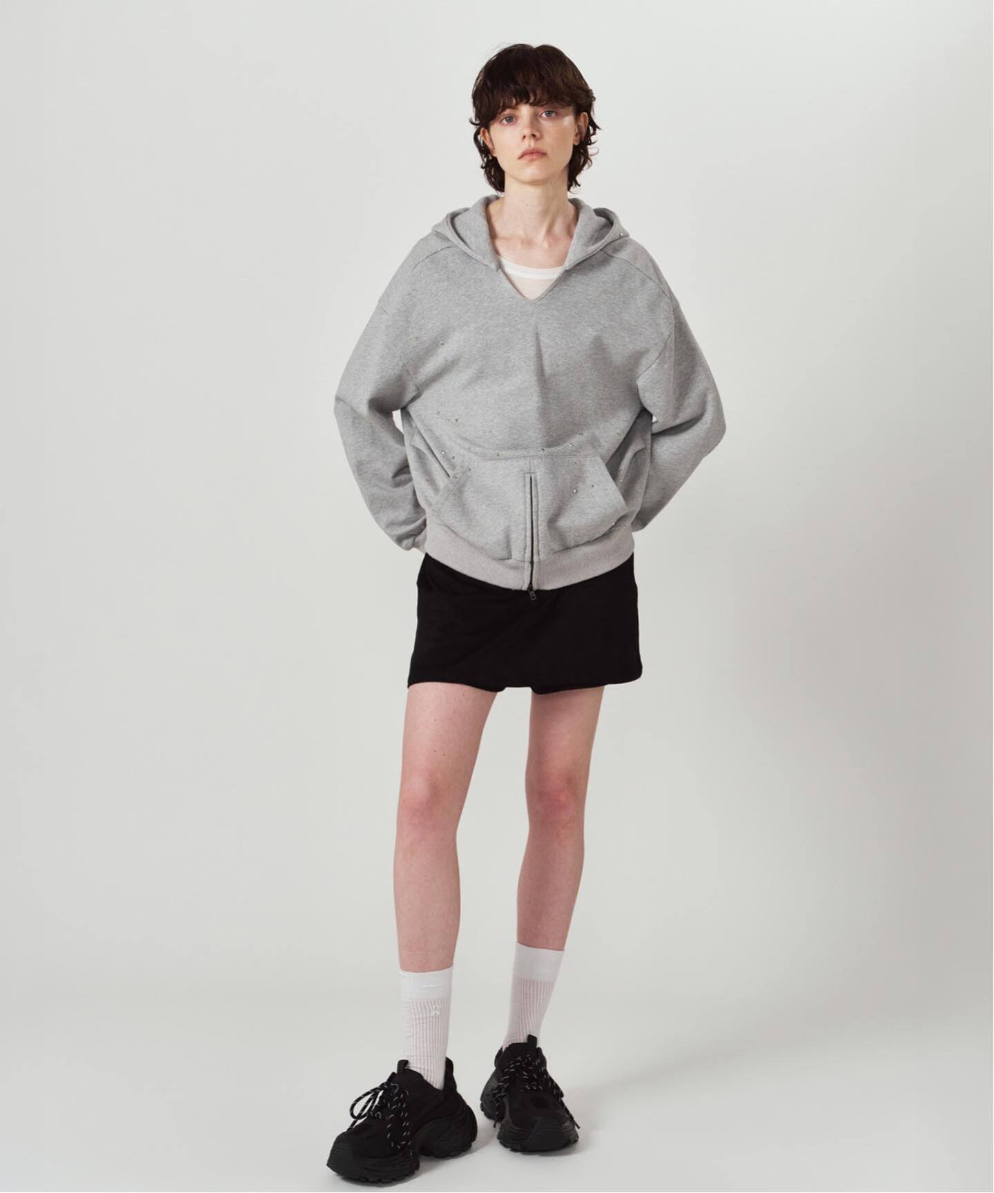 Knuth Marf / クヌースマーフ studded hoodie top（パーカー）｜JOINT