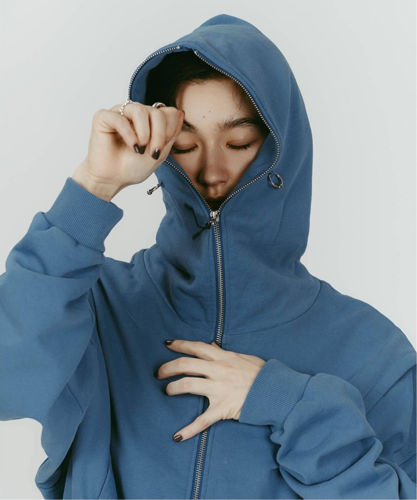 Knuth Marf/クヌースマーフ pierced hooded sweatshirt（パーカー 