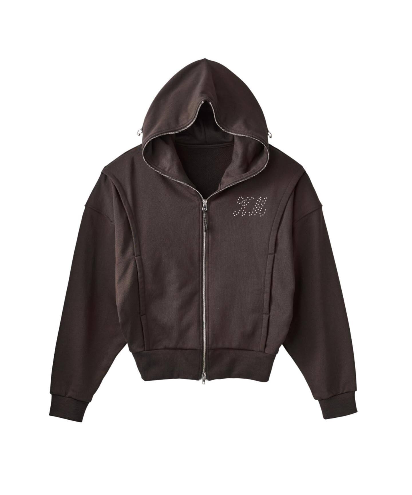 Knuth Marf/クヌースマーフ pierced hooded sweatshirt（パーカー 