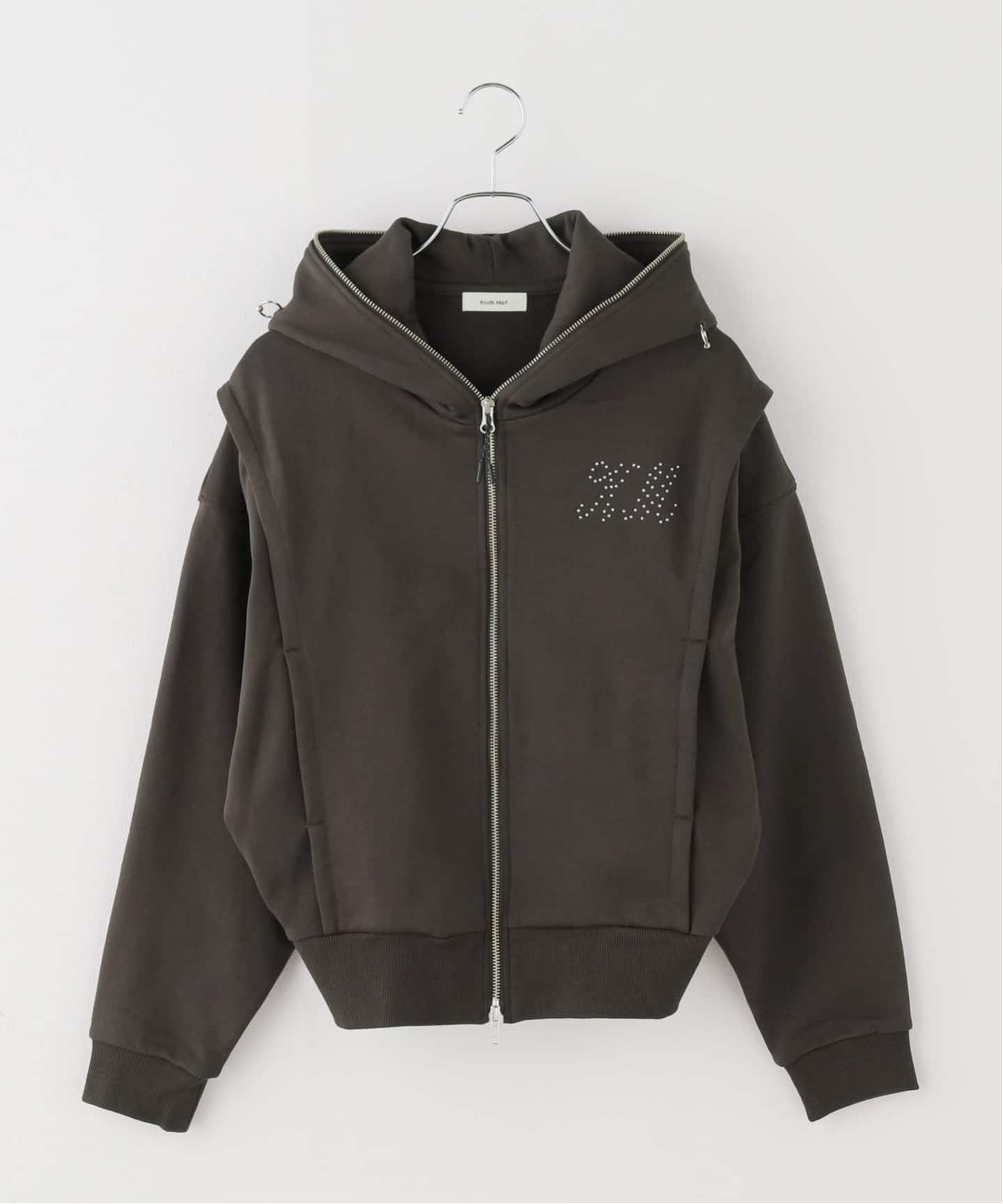 Knuth Marf/クヌースマーフ pierced hooded sweatshirt（パーカー
