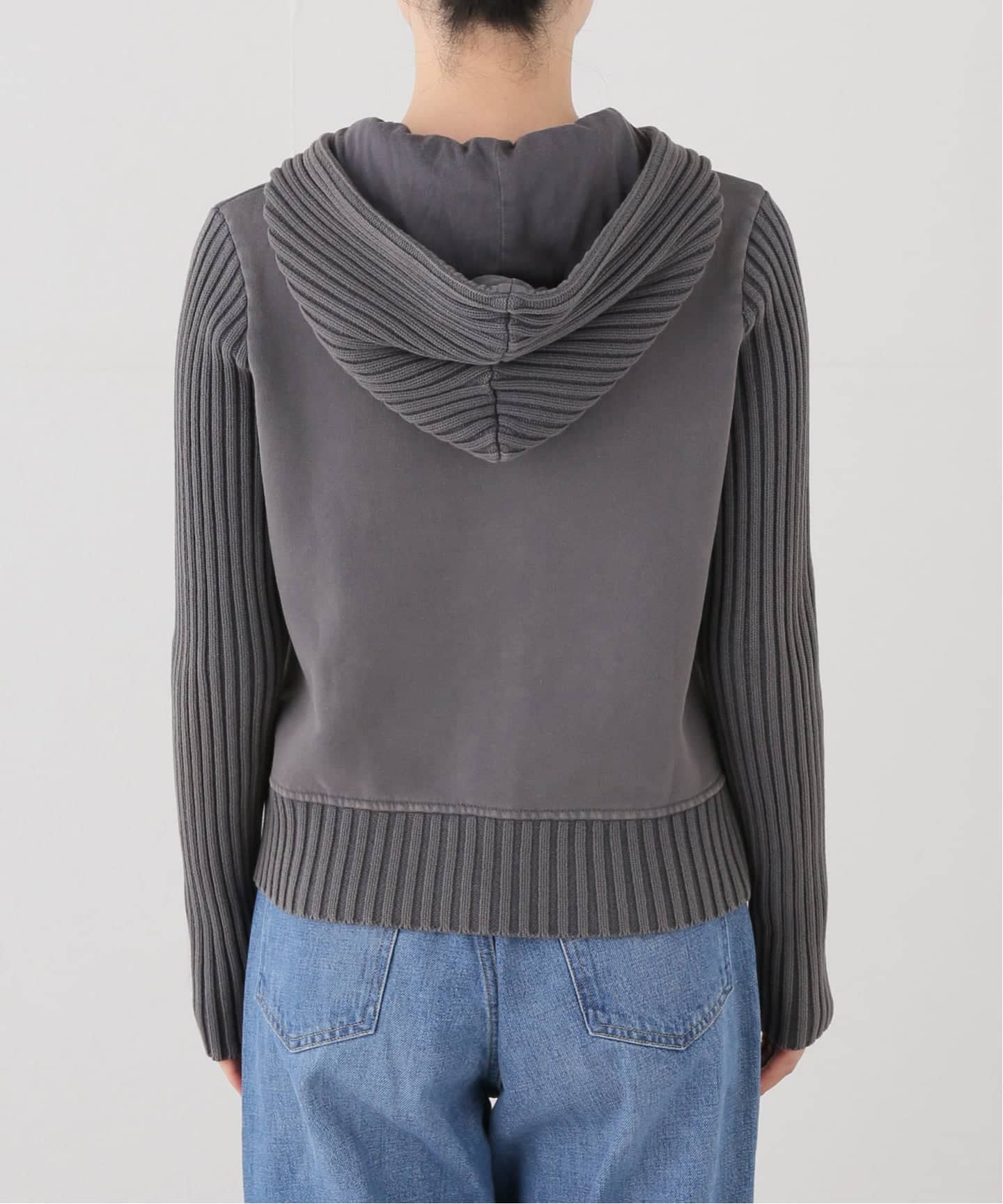 GUESS Originals/ゲス オリジナルス GO MIXED RIB HOODIE（パーカー