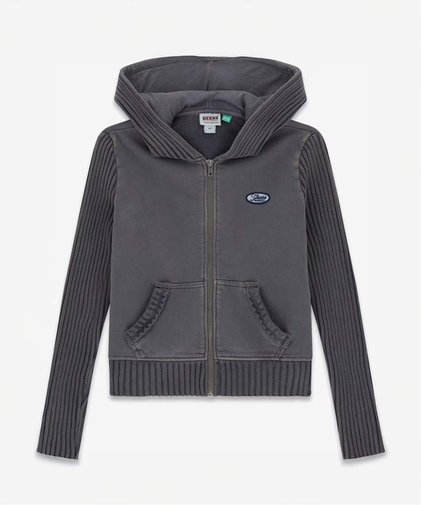 GUESS Originals/ゲス オリジナルス GO MIXED RIB HOODIE（パーカー