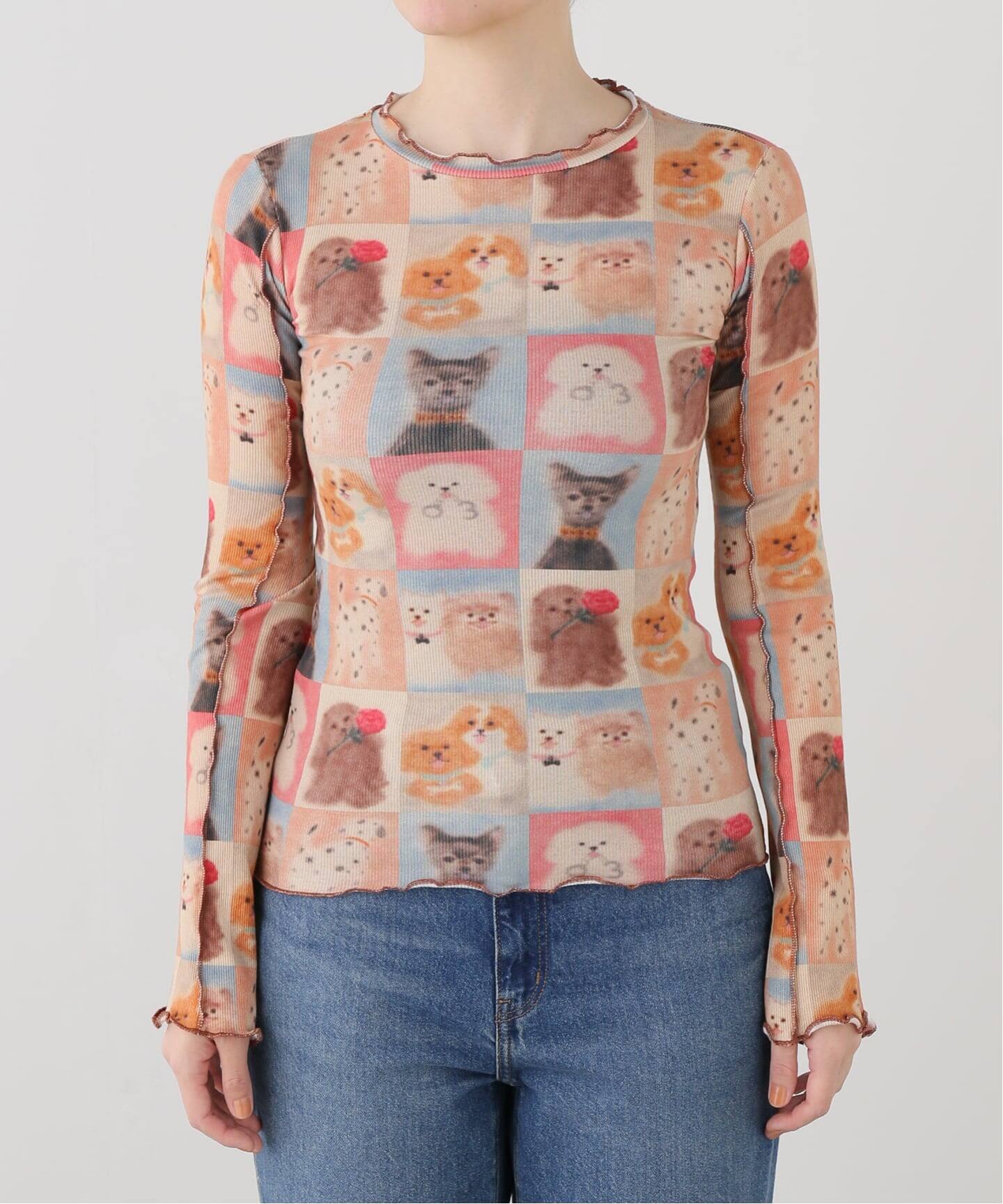 Carne Bollente / カルネボレンテ Total Dogmination LS Top / ALLOVER