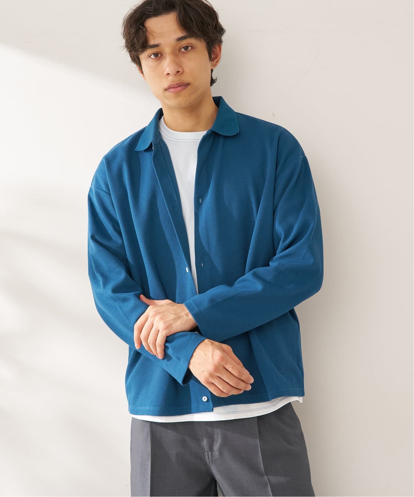 2点セット】カノコカーディガン & ステッチTEE SET（Tシャツ