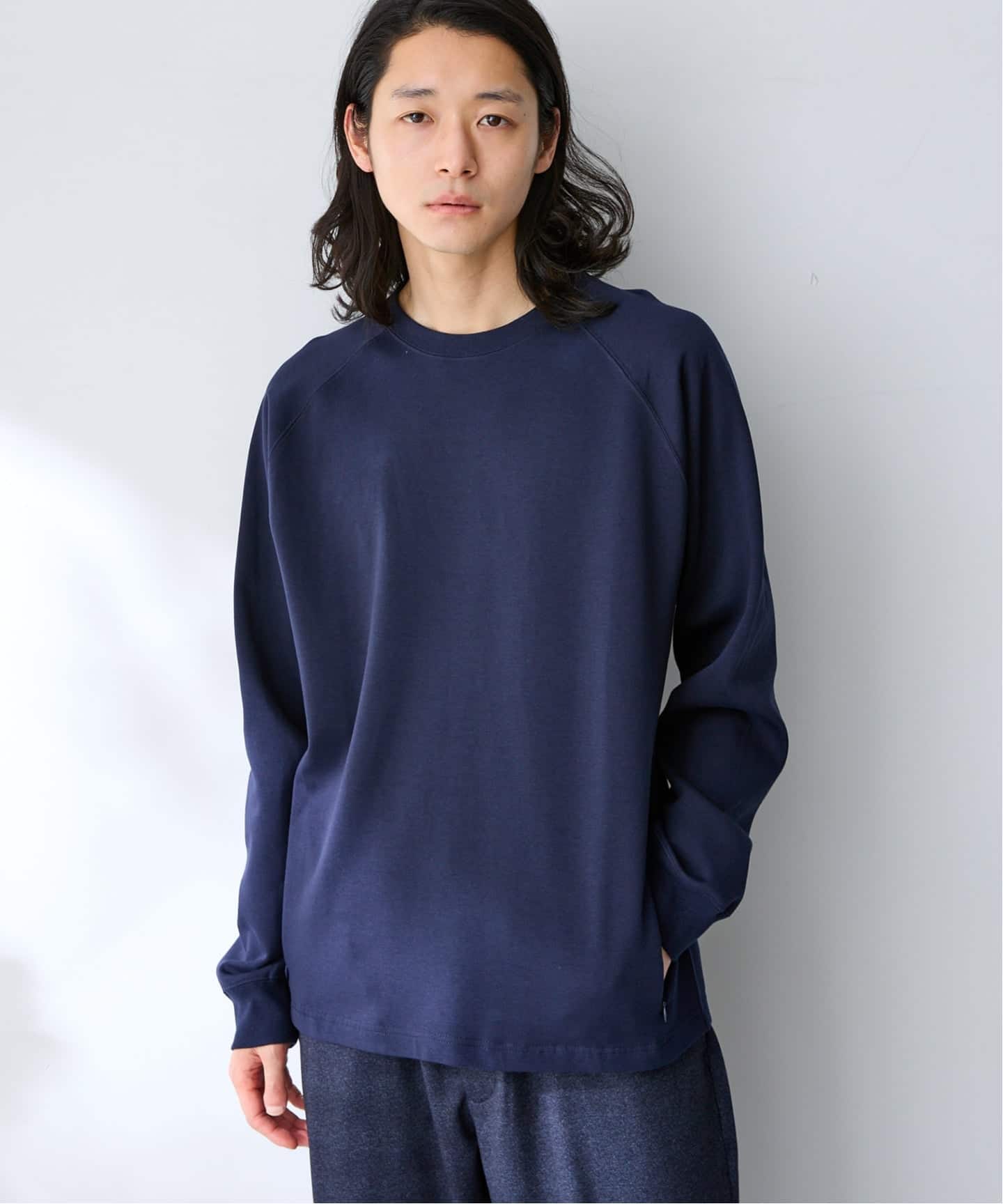 ライトポンチラグランロンT（Tシャツ／カットソー）｜B.C STOCK（ベー
