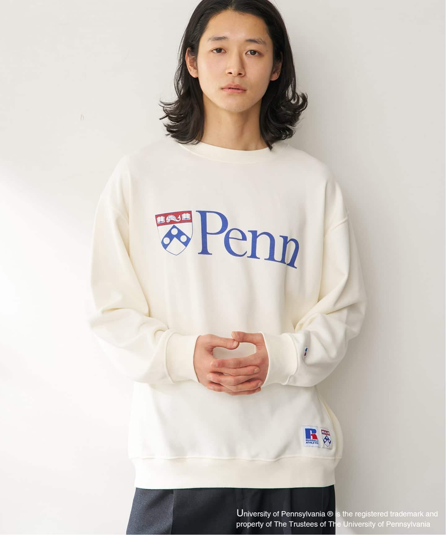 Russell Athletic 別注 カレッジクルースウェット（スウェット）｜B.C