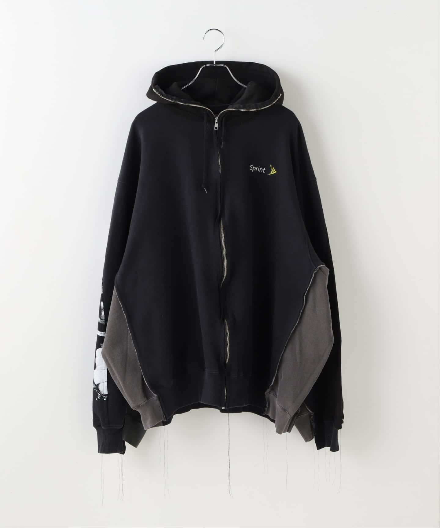 DISCOVERED / ディスカバード Band Tee Dolman Zip Hoodie（パーカー