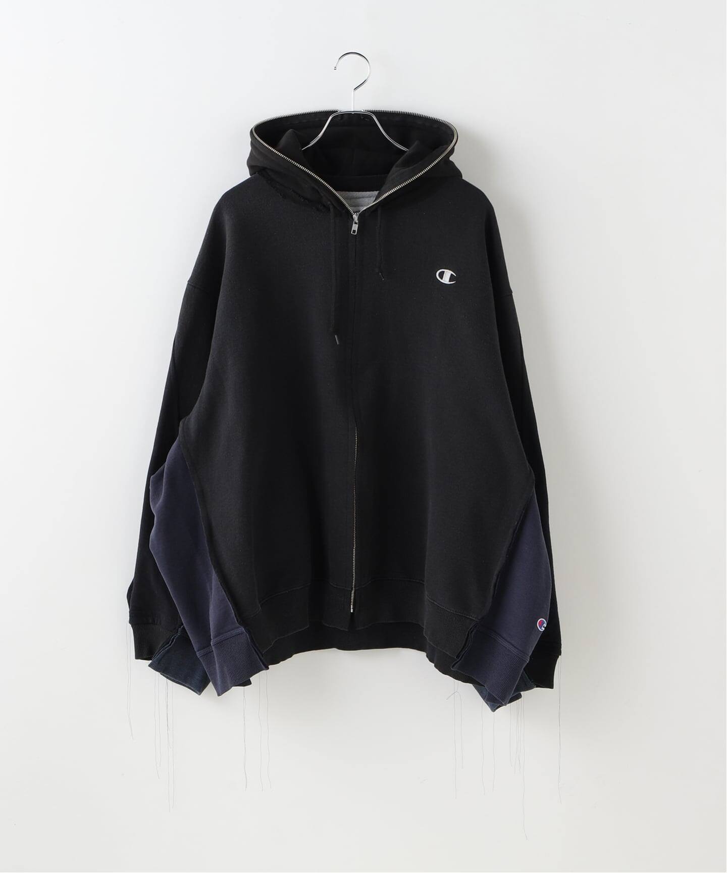 DISCOVERED / ディスカバード Band Tee Dolman Zip Hoodie（パーカー