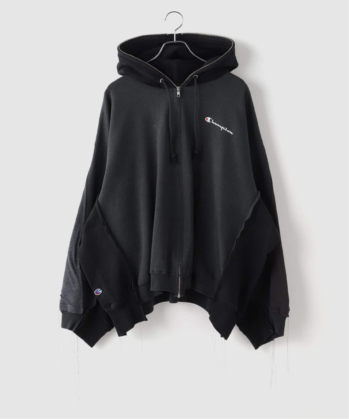 DISCOVERED / ディスカバード Band Tee Dolman Zip Hoodie（パーカー