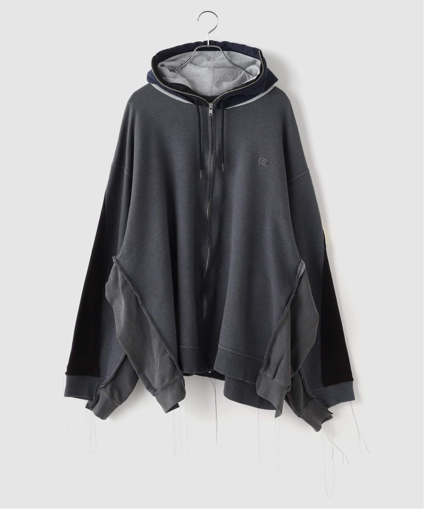 DISCOVERED / ディスカバード Band Tee Dolman Zip Hoodie（パーカー