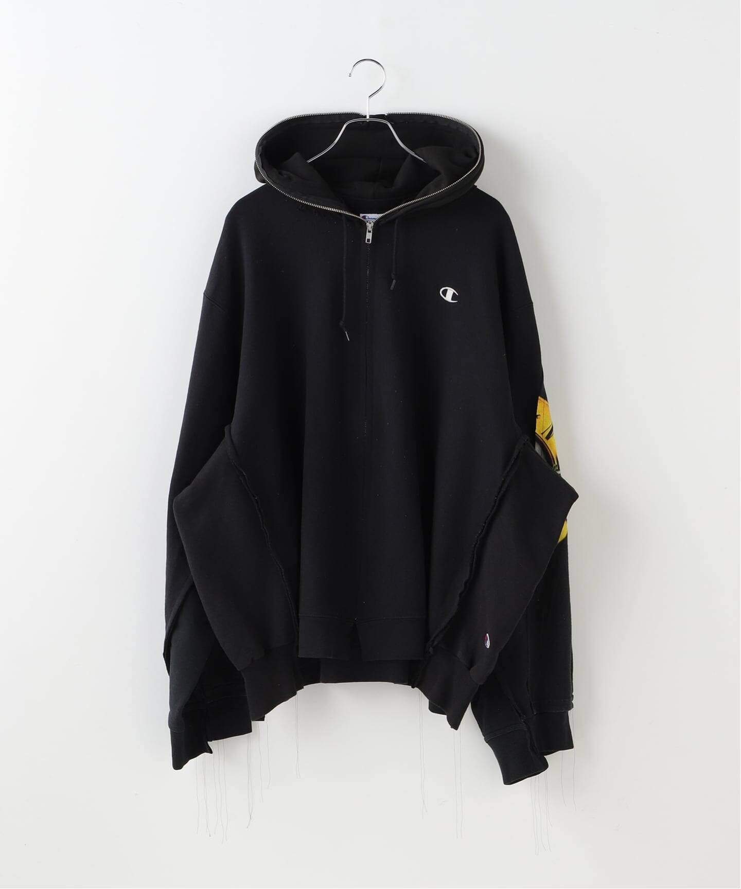 DISCOVERED / ディスカバード Band Tee Dolman Zip Hoodie（パーカー