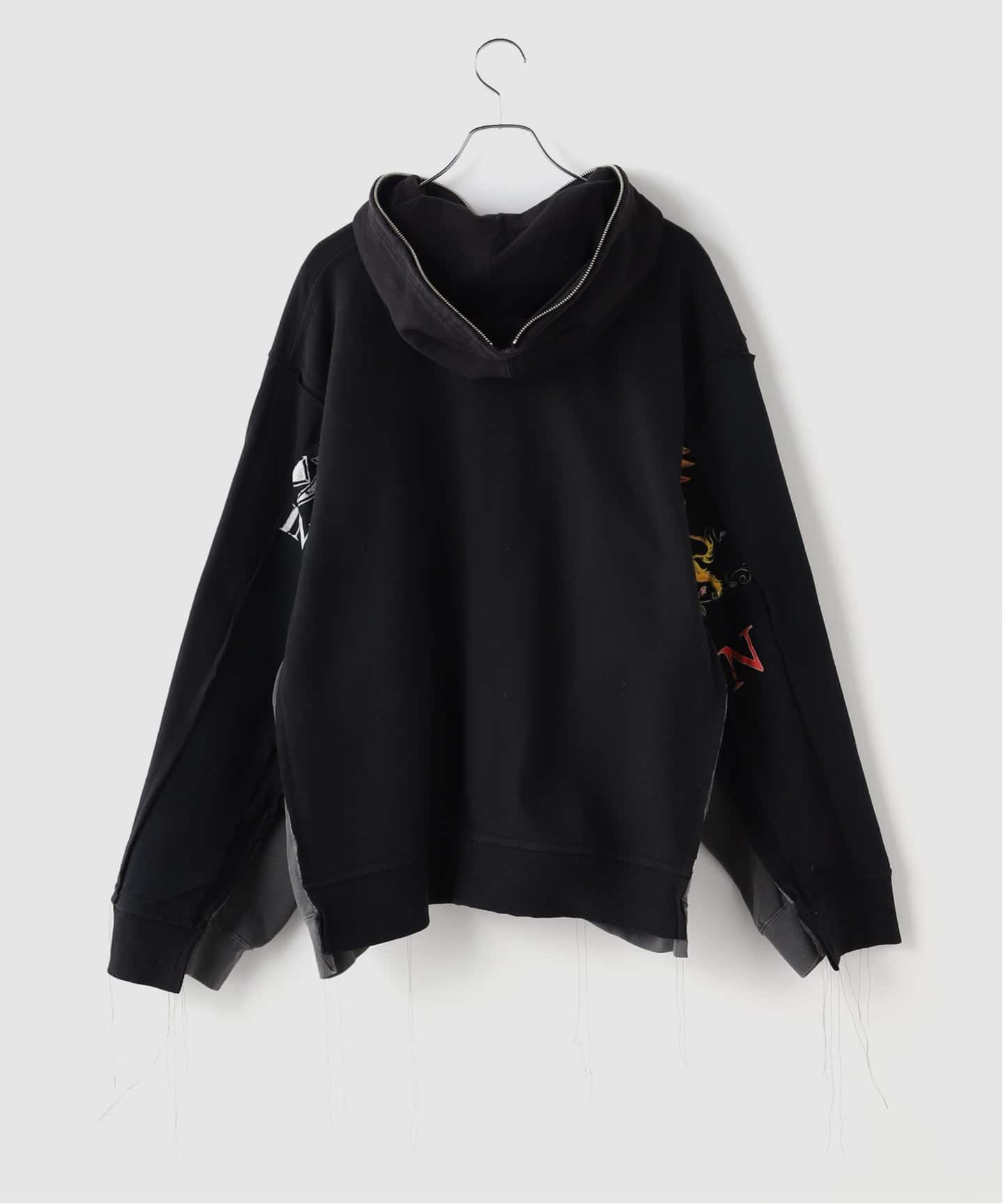 DISCOVERED / ディスカバード Band Tee Dolman Zip Hoodie（パーカー