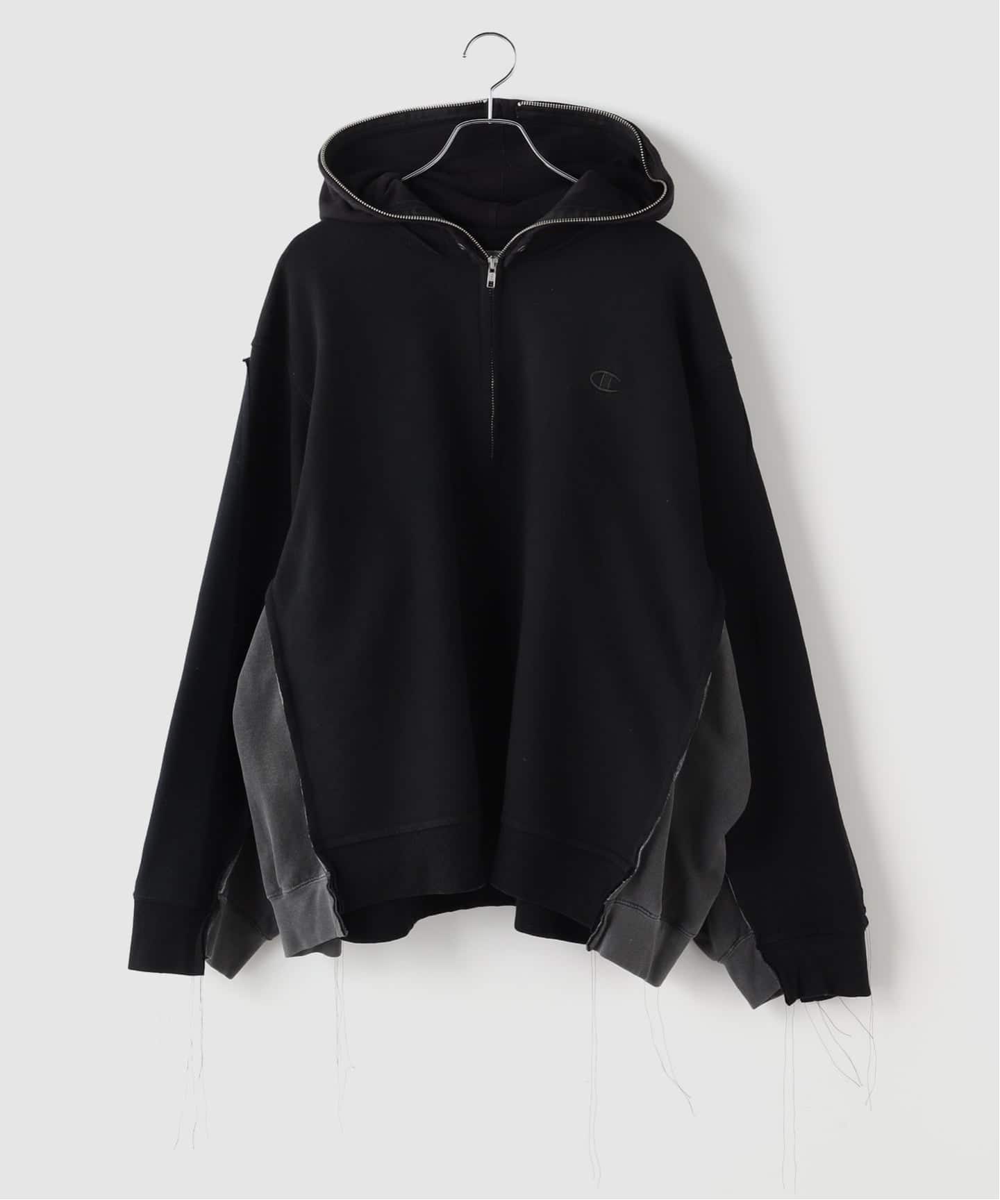 DISCOVERED / ディスカバード Band Tee Dolman Zip Hoodie（パーカー