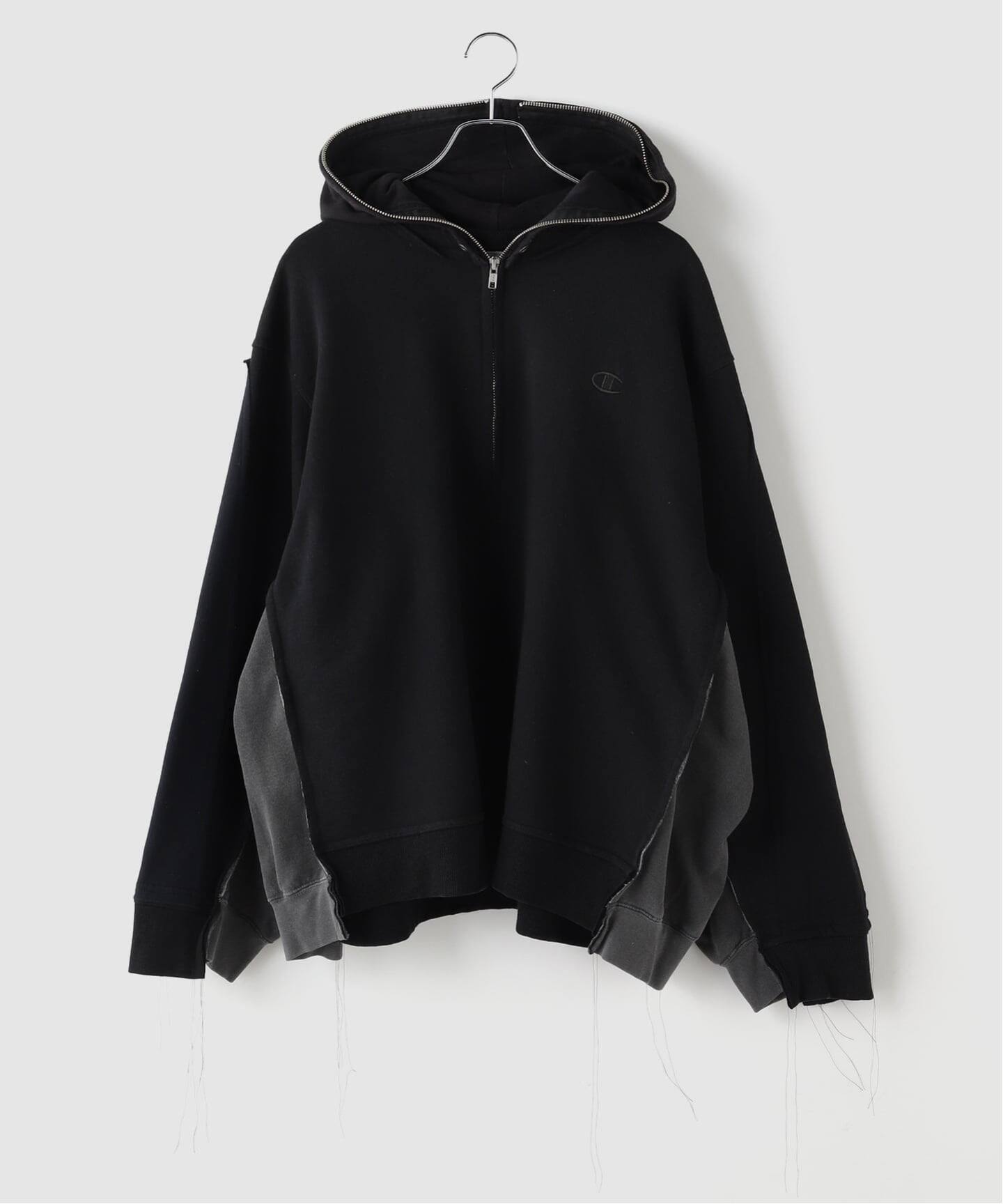 DISCOVERED / ディスカバード Band Tee Dolman Zip Hoodie（パーカー 