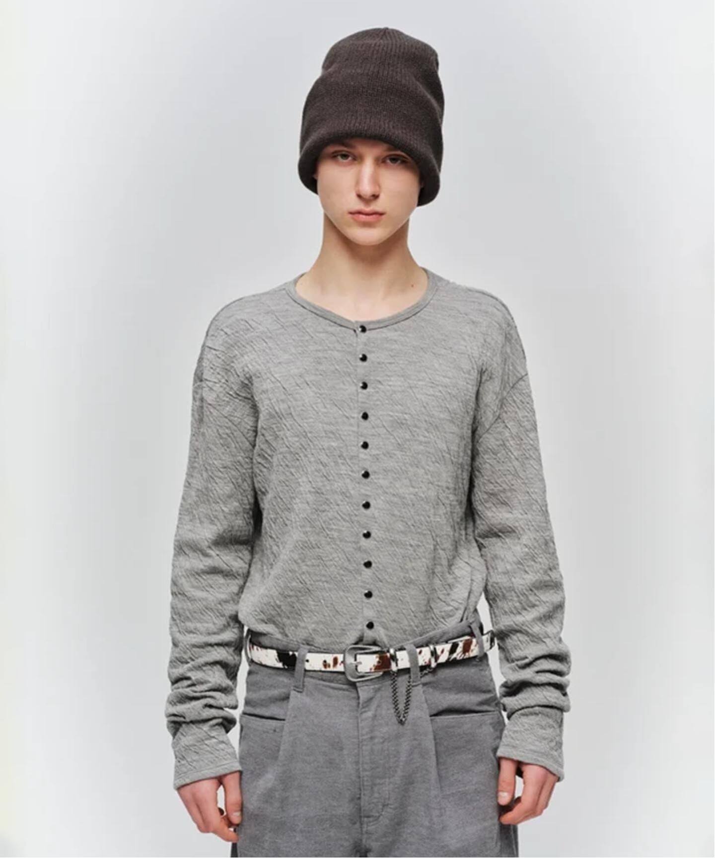 JIEDA / ジエダ GAUZE SNAP CARDIGAN（カーディガン）｜JOINT WORKS