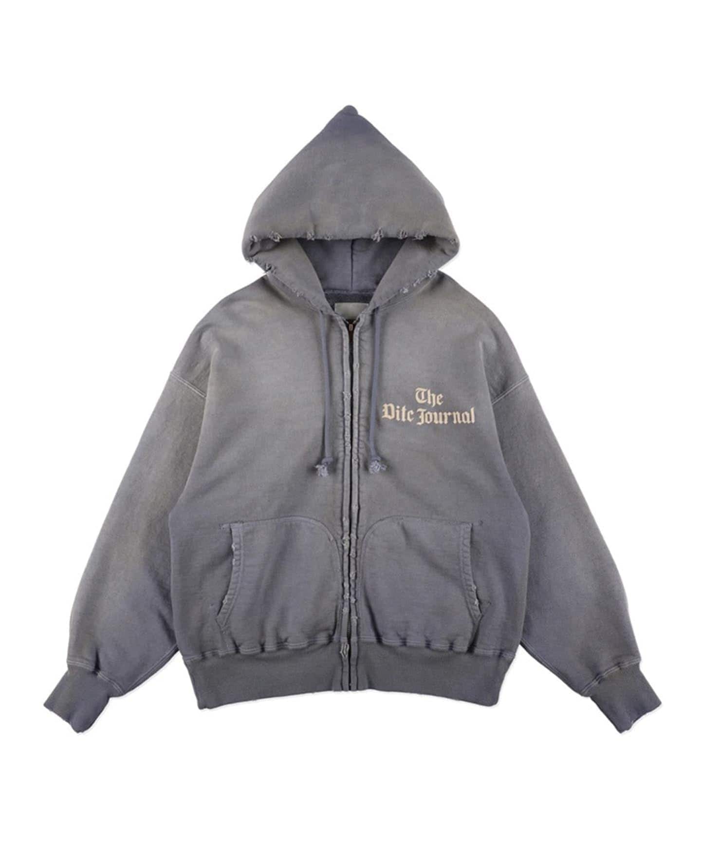 トップス BOWWOW THE DITC JOURNAL ZIP HOODIE XL BOWWOW / バウワウ THE DITC JOURNAL ZIP HOODIE AGED（パーカー