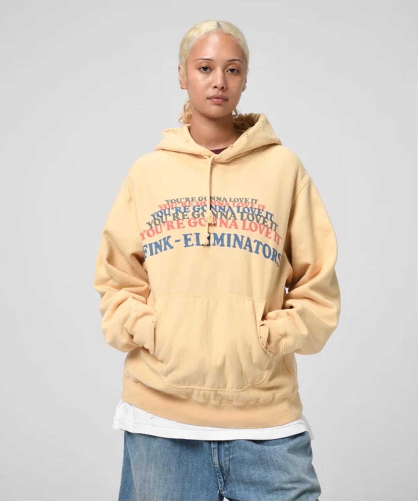 BOWWOW / バウワウ FINK ELIMINATORS HOODIE AGED（スウェット