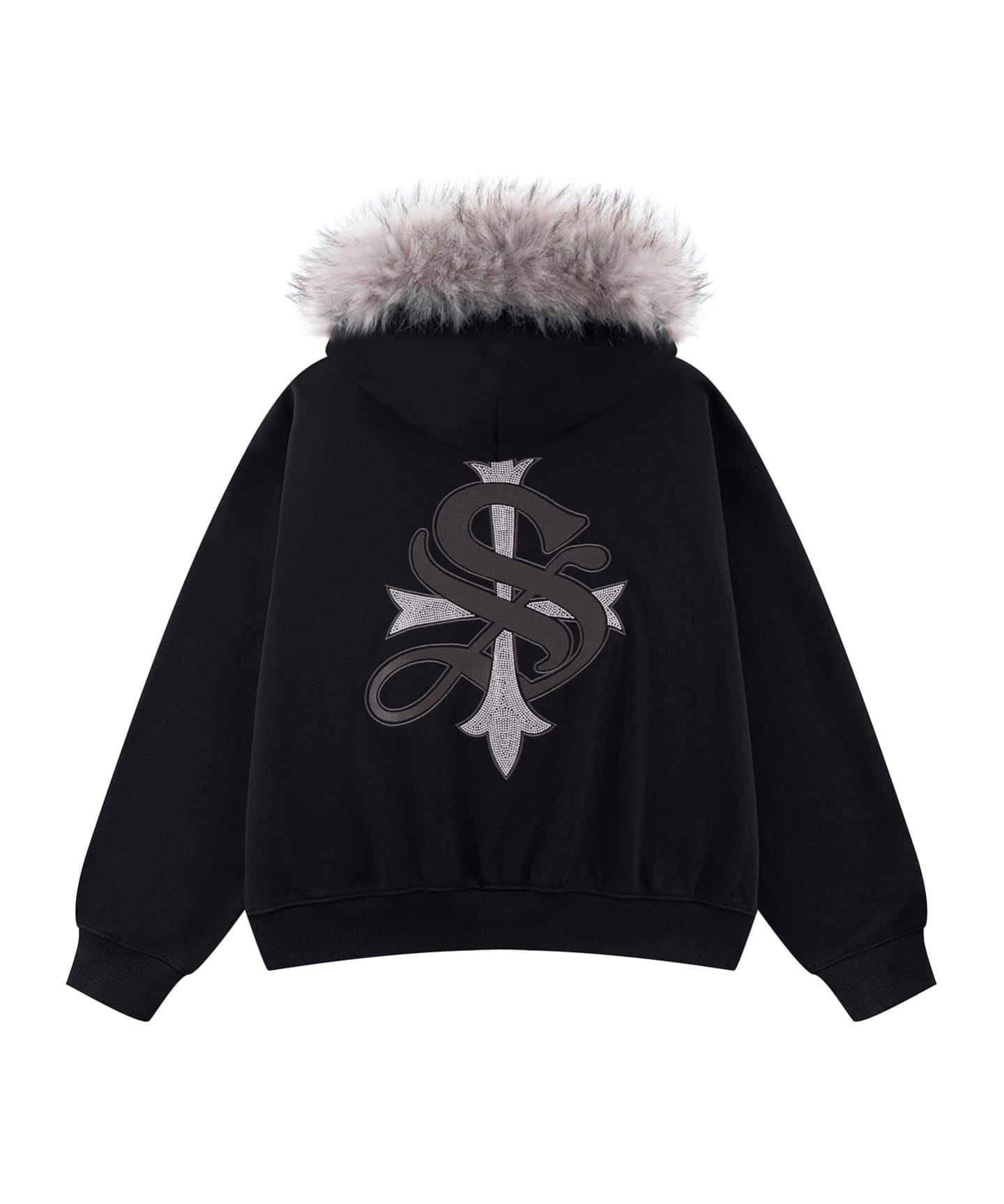 SUPPLIER / サプライヤー Faux Fur Cross Zip Hoodie（パーカー