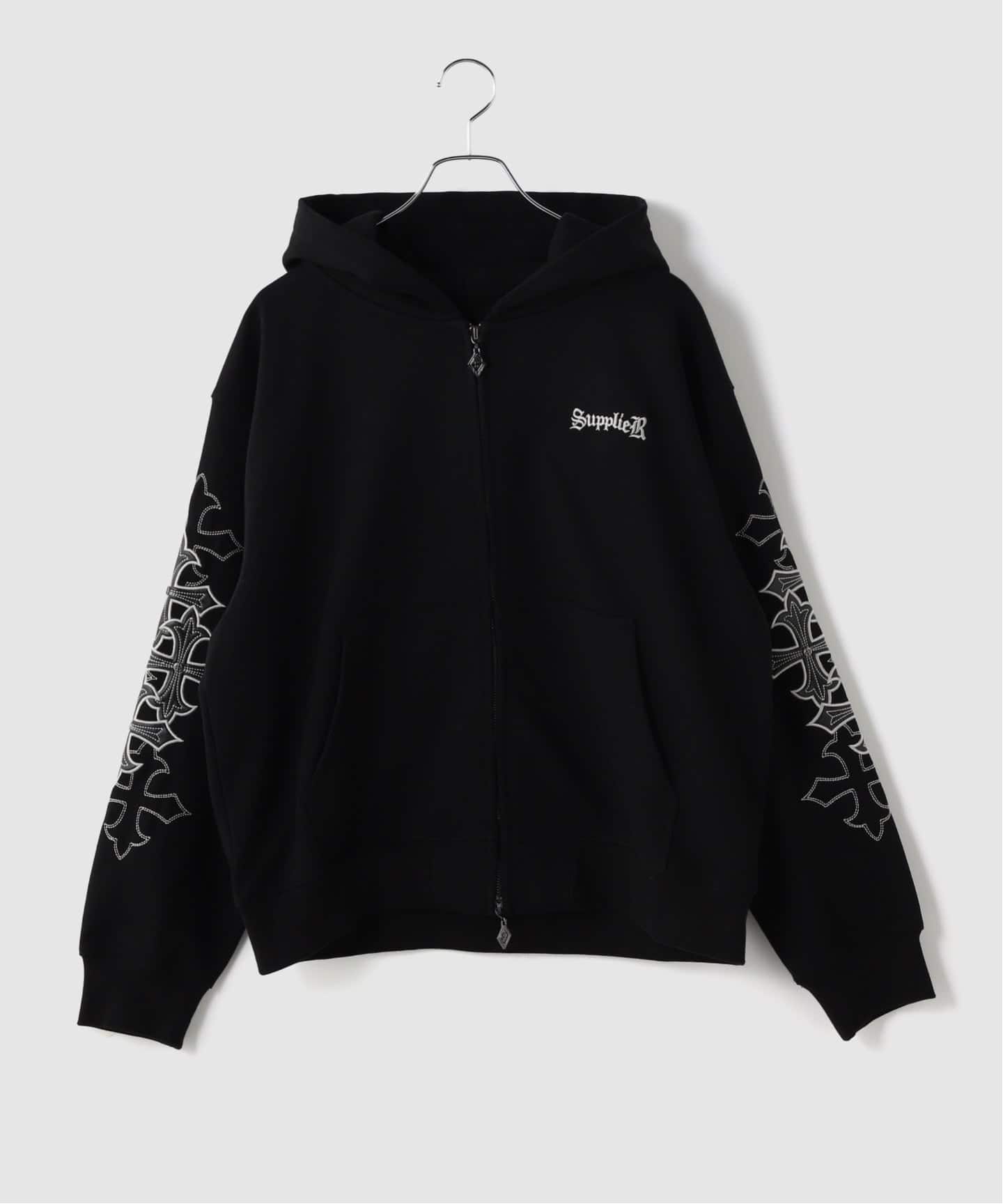 SUPPLIER / サプライヤー Multiple Cross Patch Zip Hoodie（パーカー