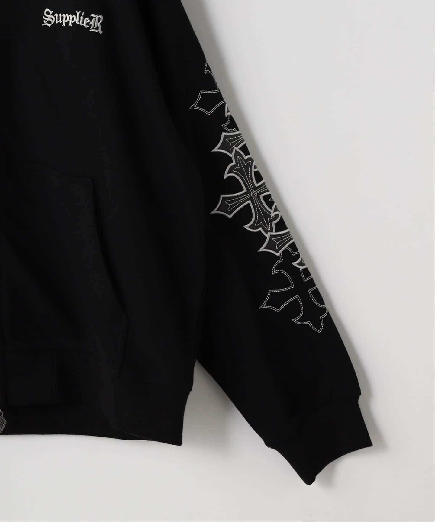 SUPPLIER / サプライヤー Multiple Cross Patch Zip Hoodie（パーカー
