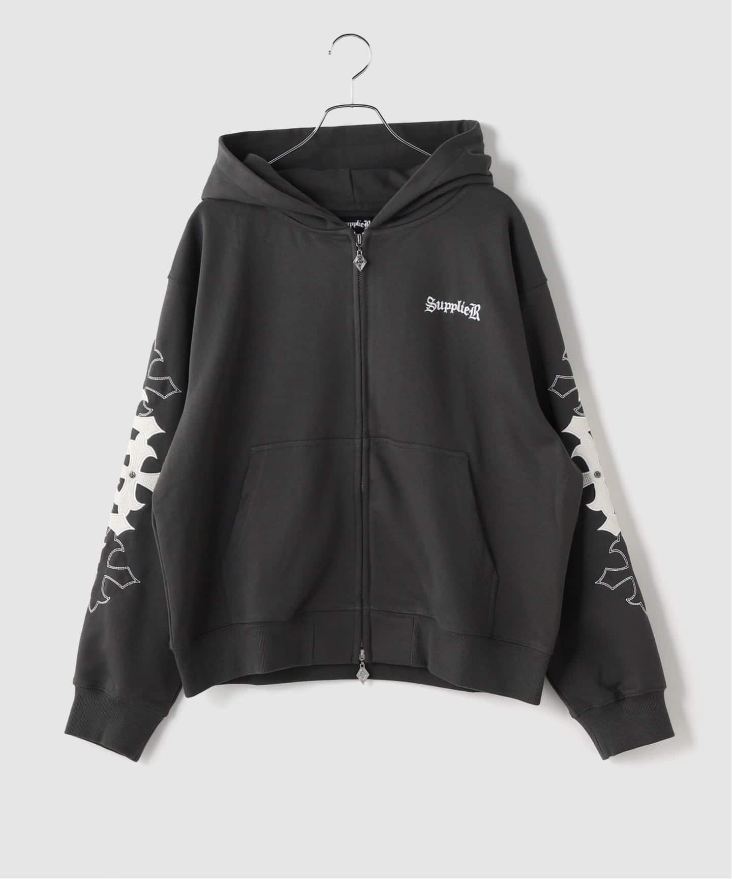 SUPPLIER / サプライヤー Multiple Cross Patch Zip Hoodie（パーカー