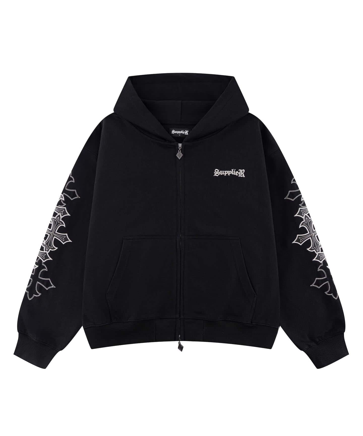 SUPPLIER / サプライヤー Faux Fur Cross Zip Hoodie（パーカー