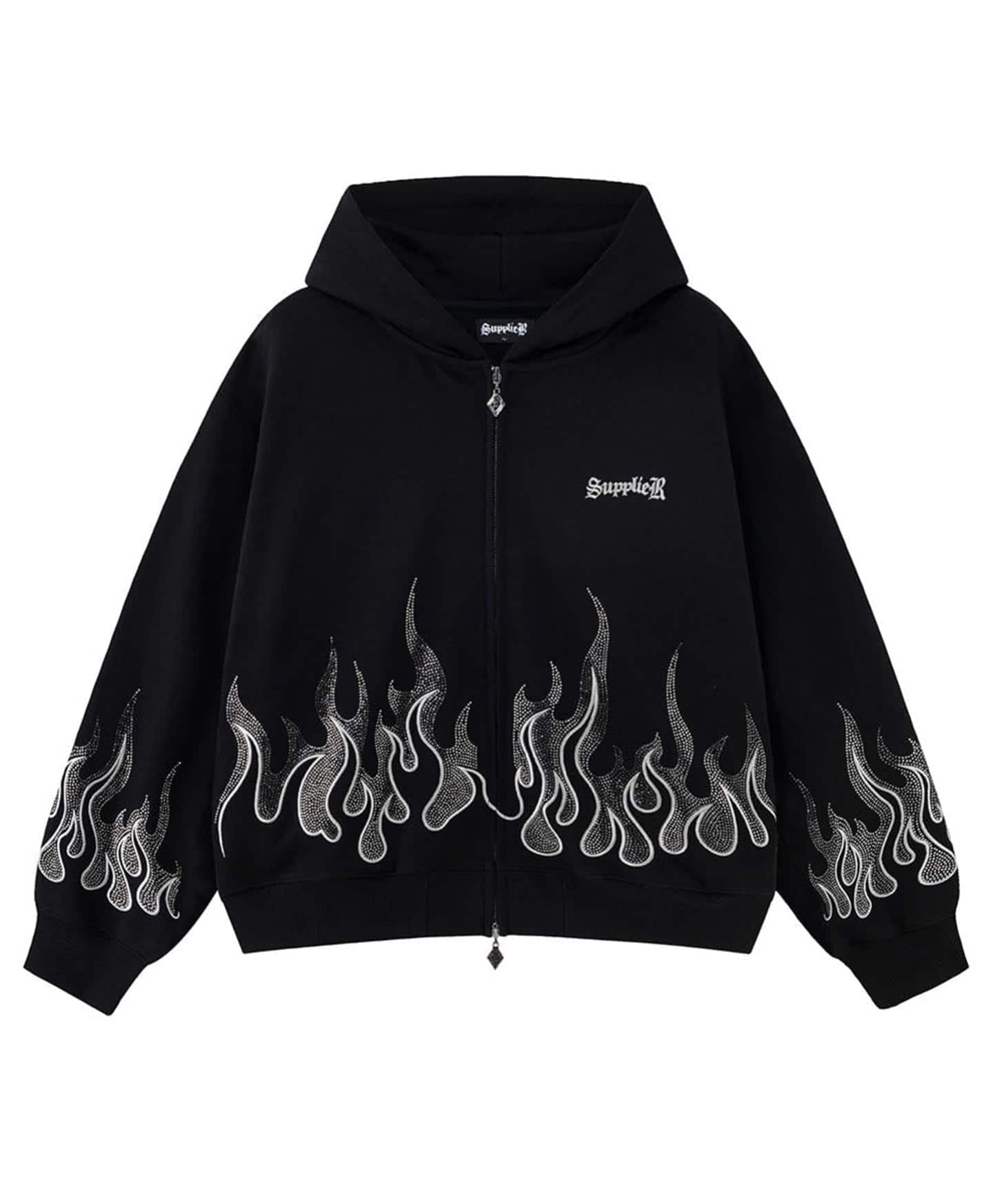 SUPPLIER / サプライヤー FAUX FUR CROSS ZIP HOODIE（パーカー