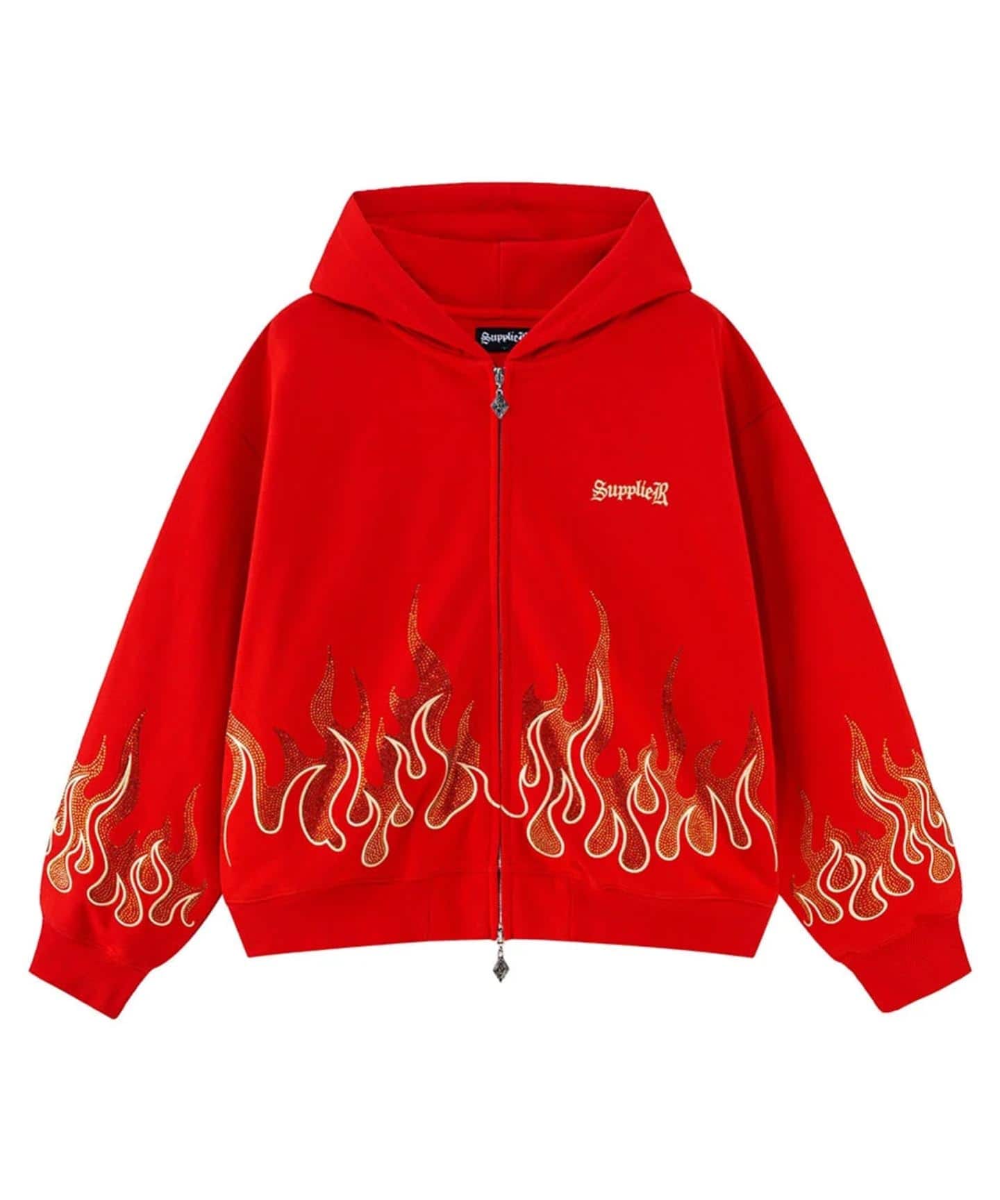 SUPPLIER / サプライヤー FirePattern Rhinestone Zip Hoodie