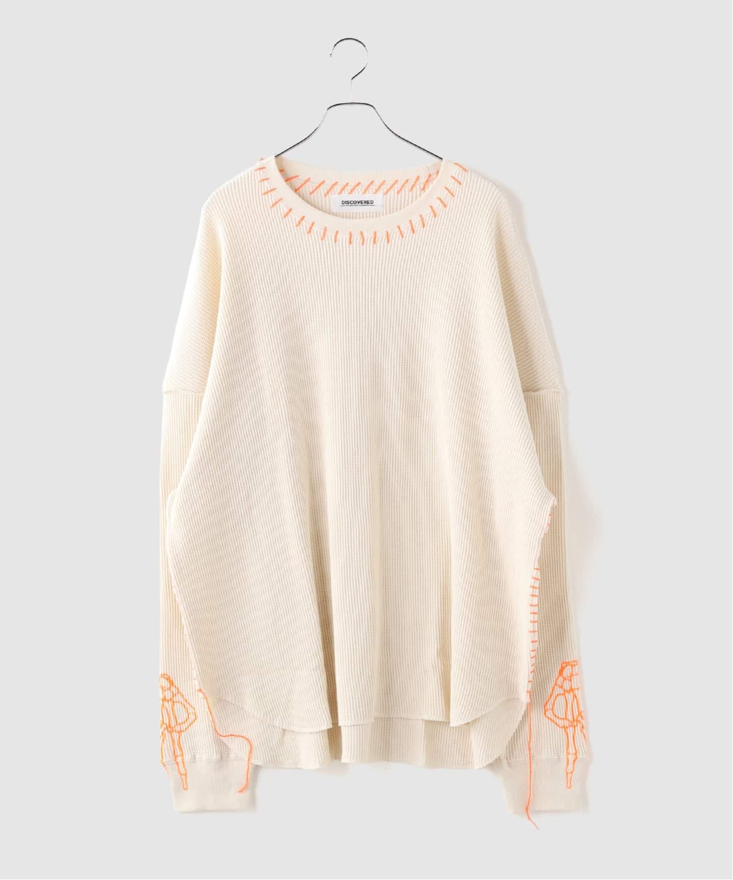 DISCOVERED / ディスカバード WAFFLE BONE PRINT CUTSEWN（Tシャツ