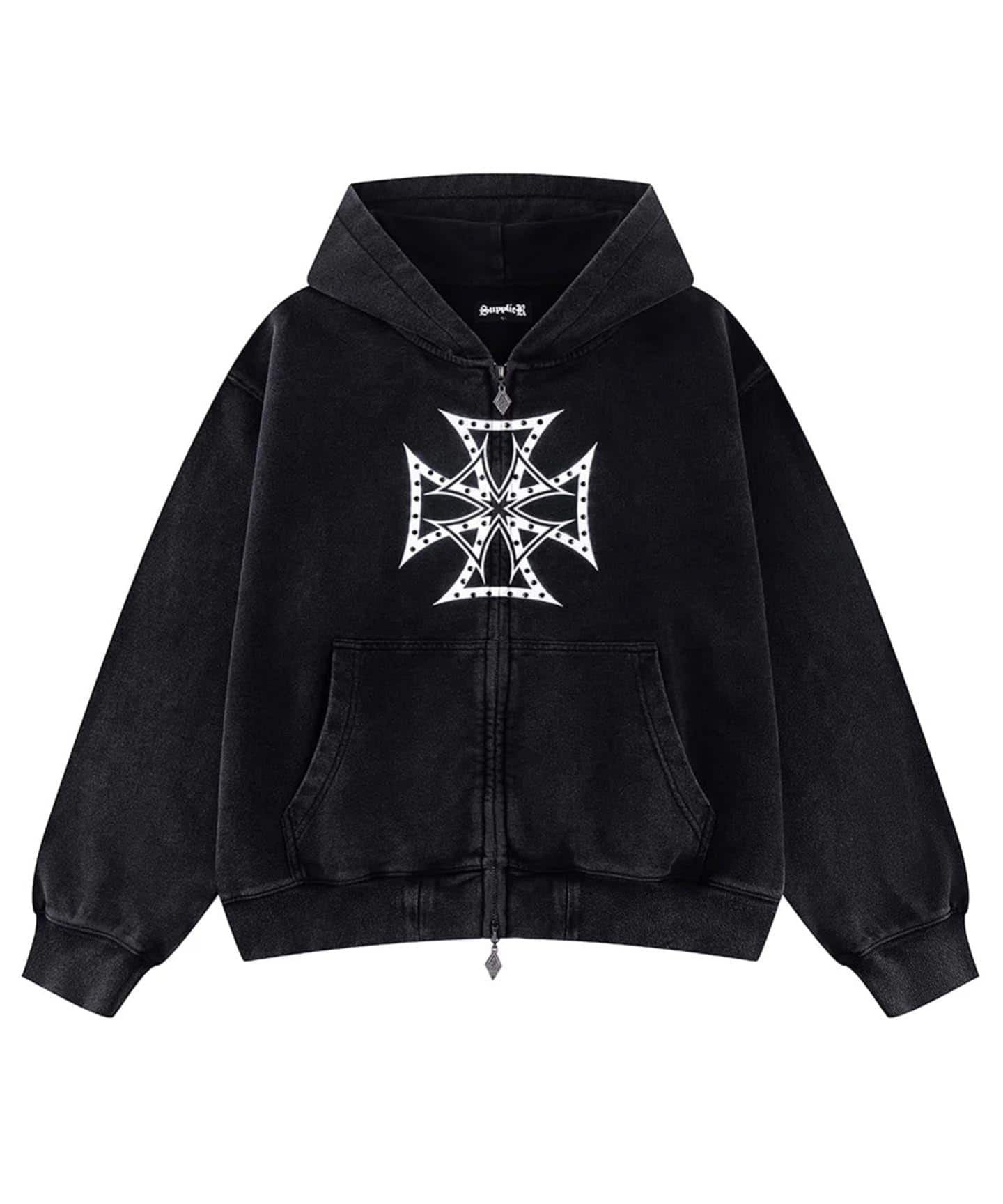 SUPPLIER / サプライヤー IronCross Rhinestone Zip Hoodie（パーカー