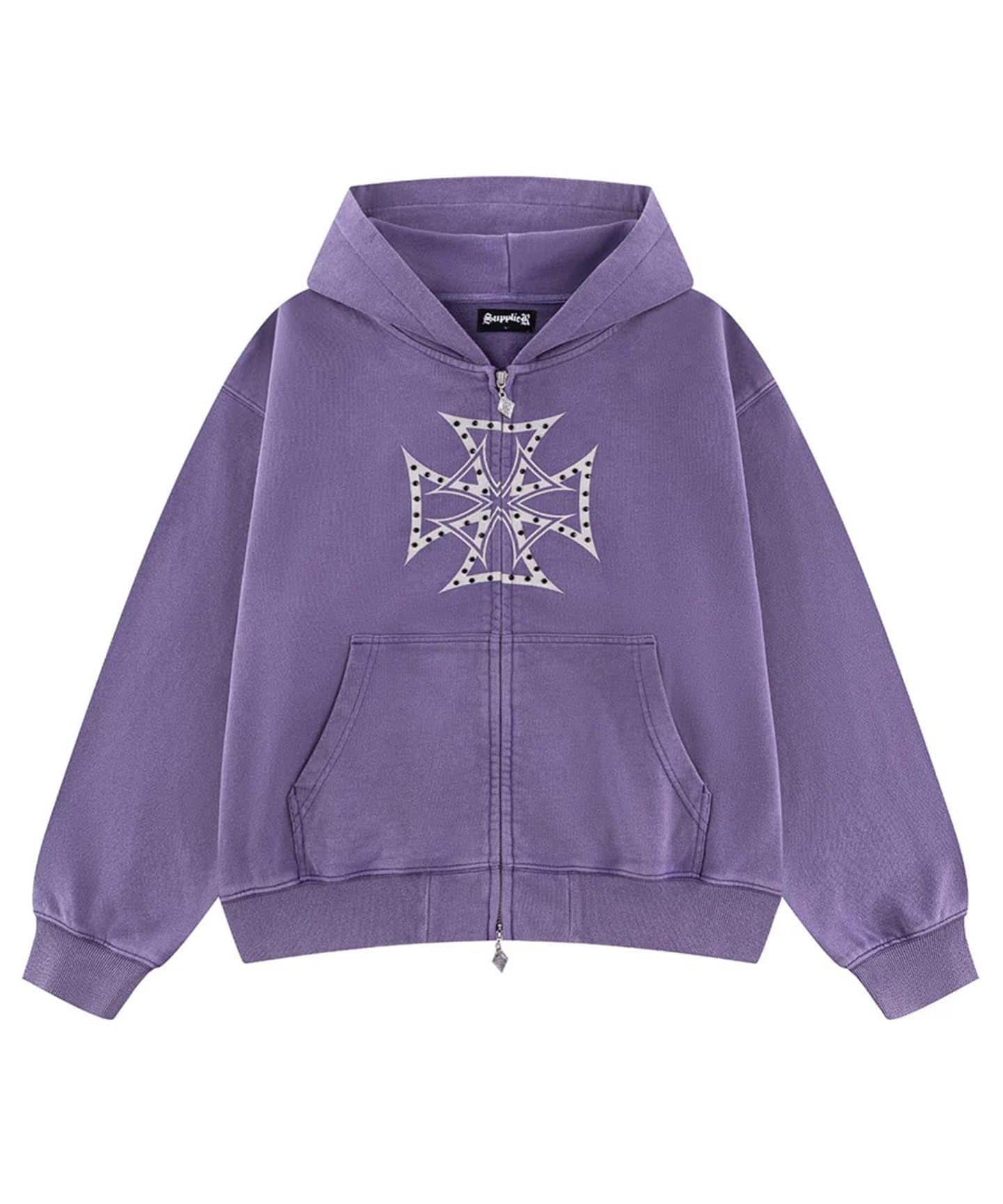 SUPPLIER / サプライヤー IronCross Rhinestone Zip Hoodie（パーカー