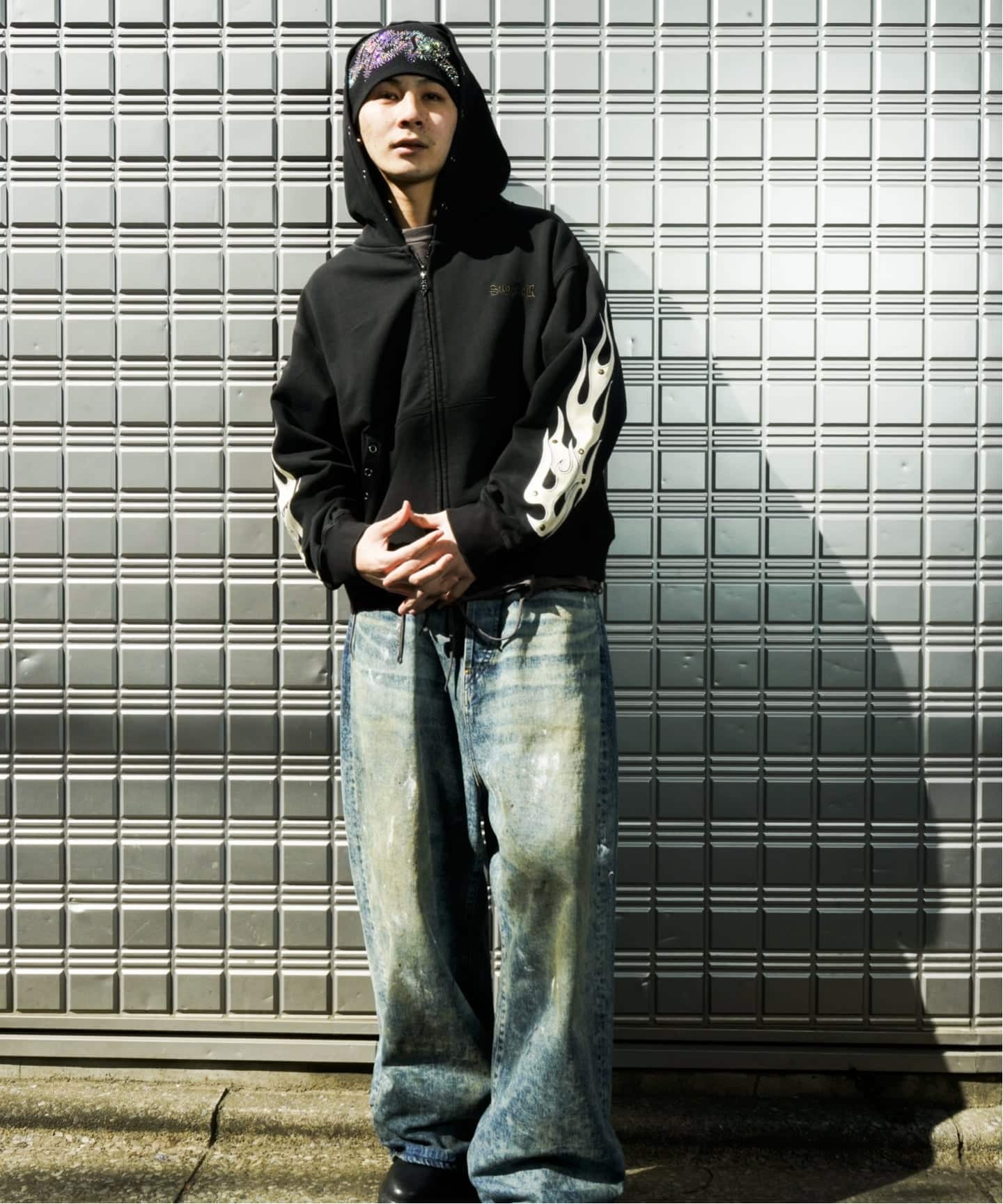 SUPPLIER / サプライヤー Fire Tribal Patch Zip Hoodie（パーカー