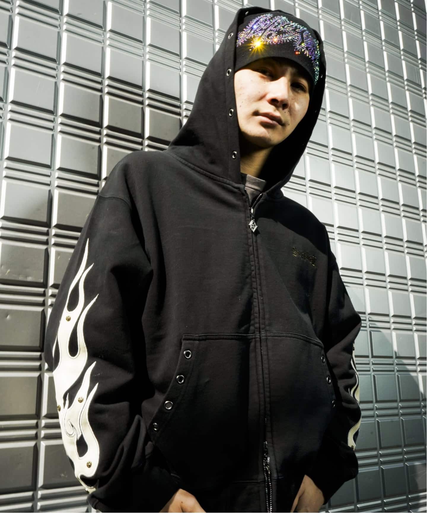 SUPPLIER / サプライヤー Fire Tribal Patch Zip Hoodie（パーカー
