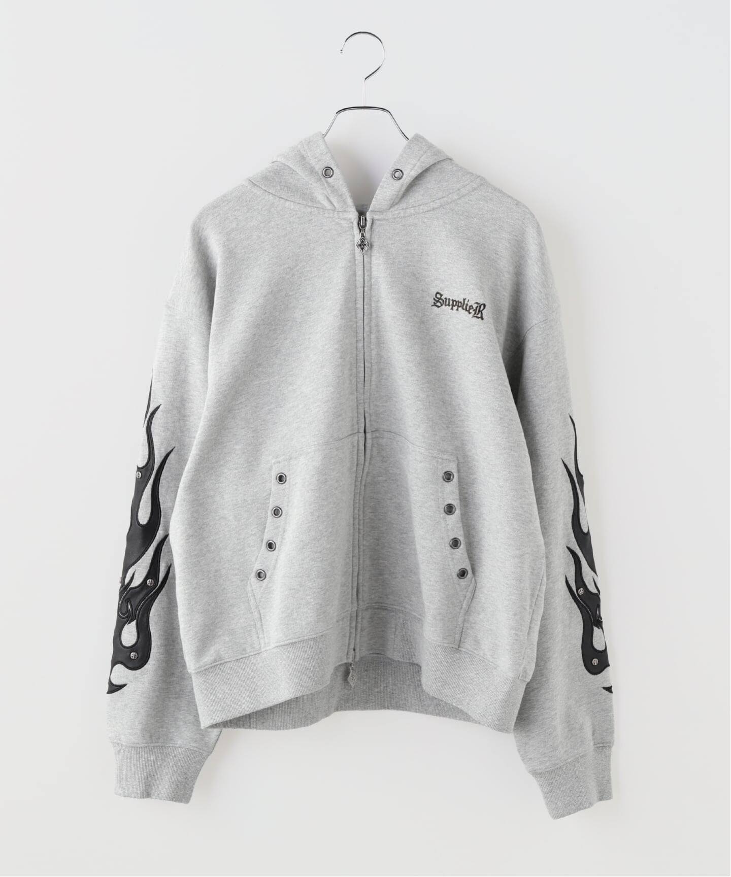SUPPLIER / サプライヤー Fire Tribal Patch Zip Hoodie（パーカー
