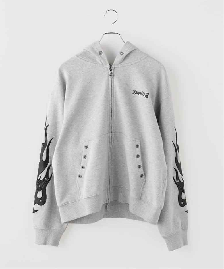 SUPPLIER / サプライヤー Fire Tribal Patch Zip Hoodie（パーカー 