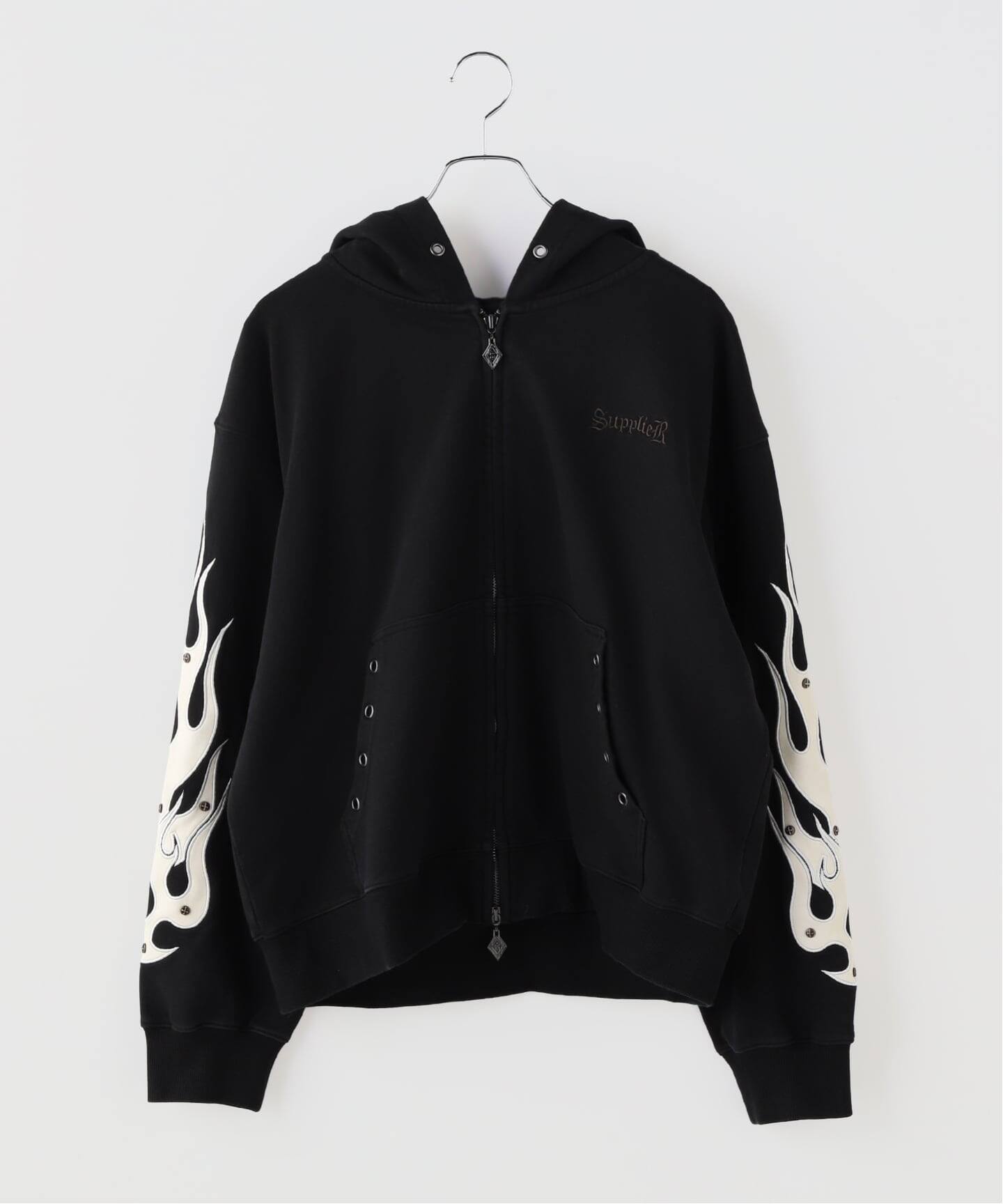 SUPPLIER / サプライヤー Fire Tribal Patch Zip Hoodie（パーカー