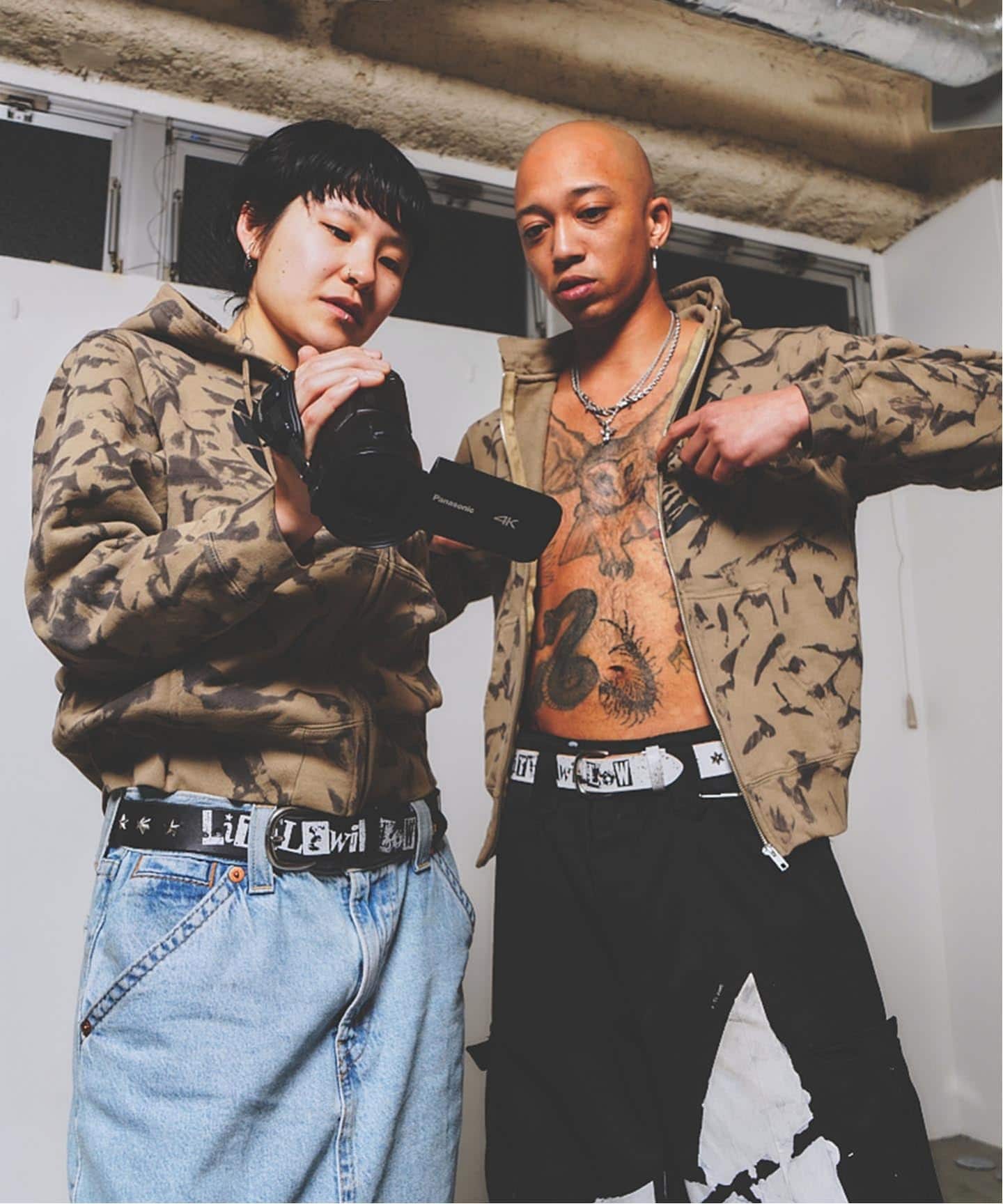 Little Willow / リトルウィロー 別注 HEART SPIDER ZIP HOODIE