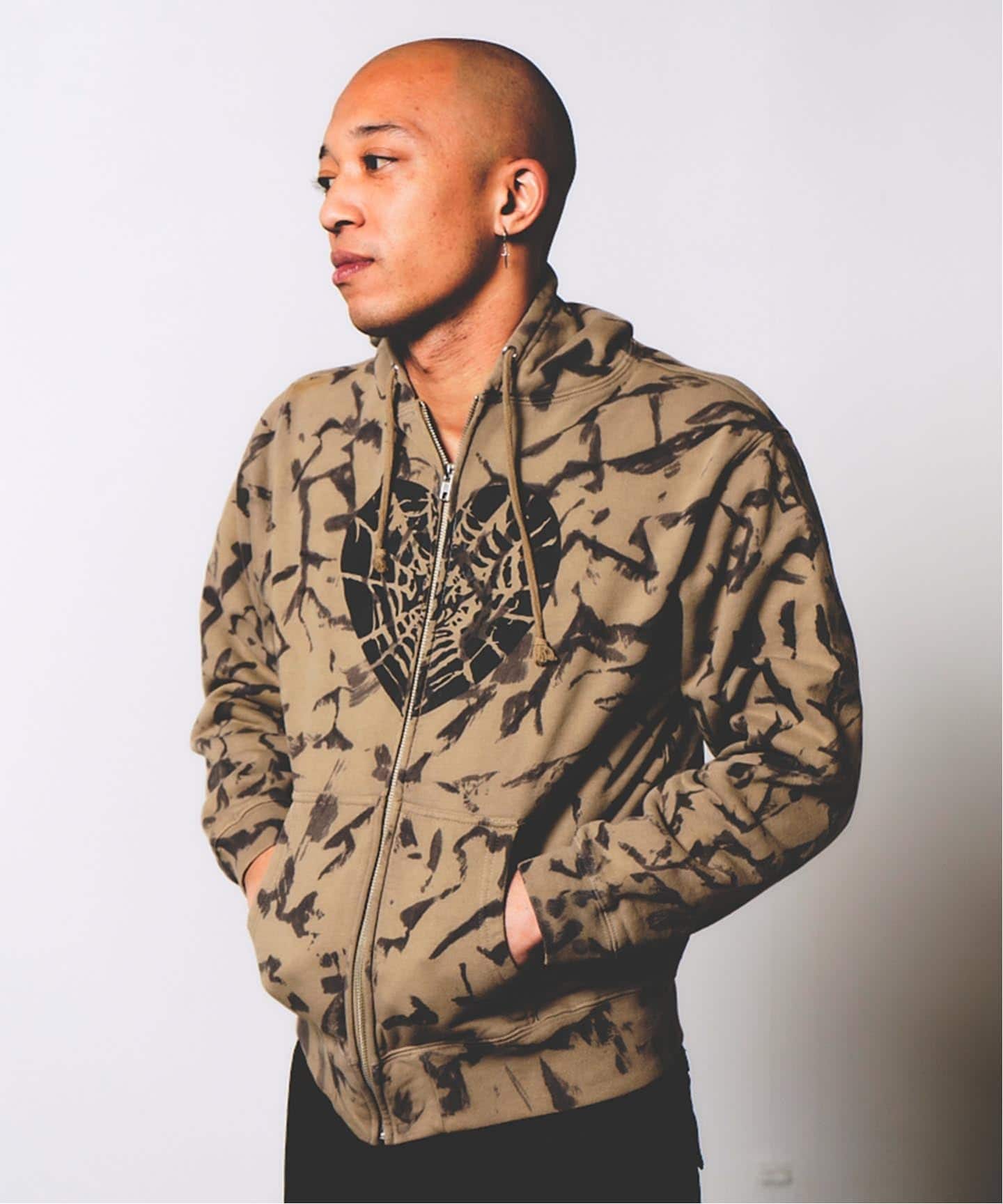 Little Willow / リトルウィロー 別注 HEART SPIDER ZIP HOODIE