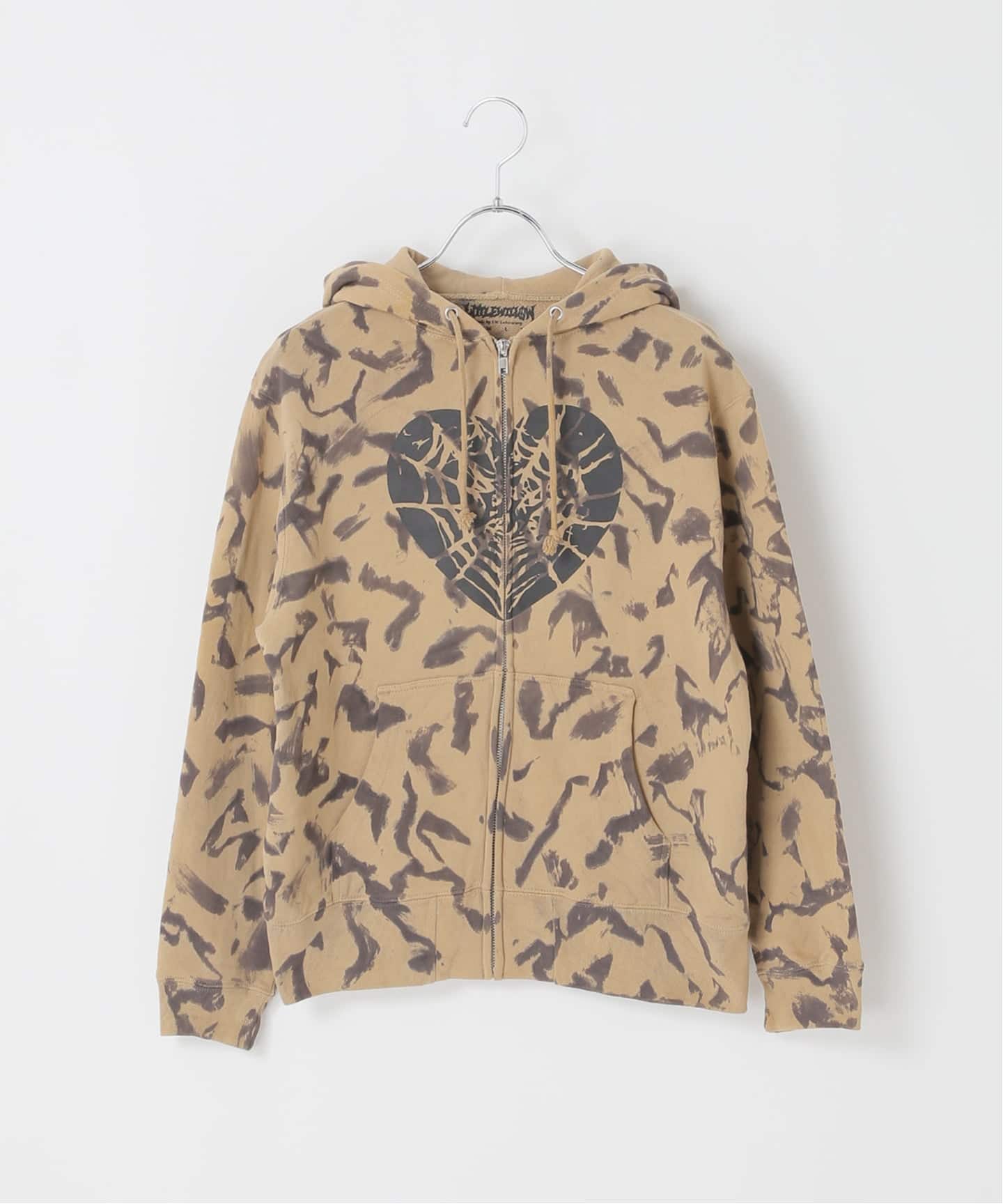 Little Willow / リトルウィロー 別注 HEART SPIDER ZIP HOODIE