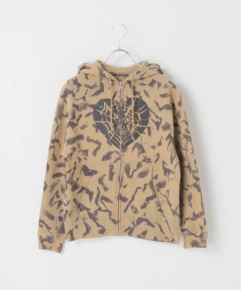 Little Willow / リトルウィロー 別注 HEART SPIDER ZIP HOODIE 