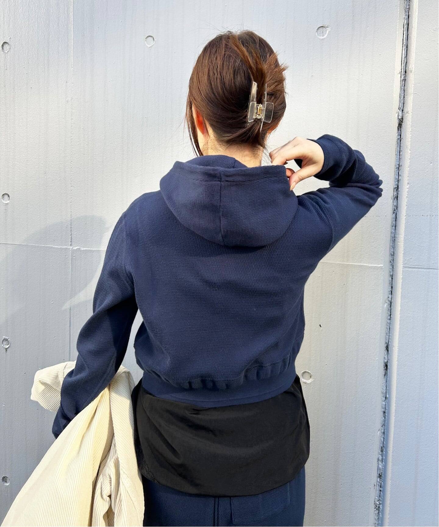 FAITH×LULU】cotton Thermal hoodie cardigan（Tシャツ／カットソー 