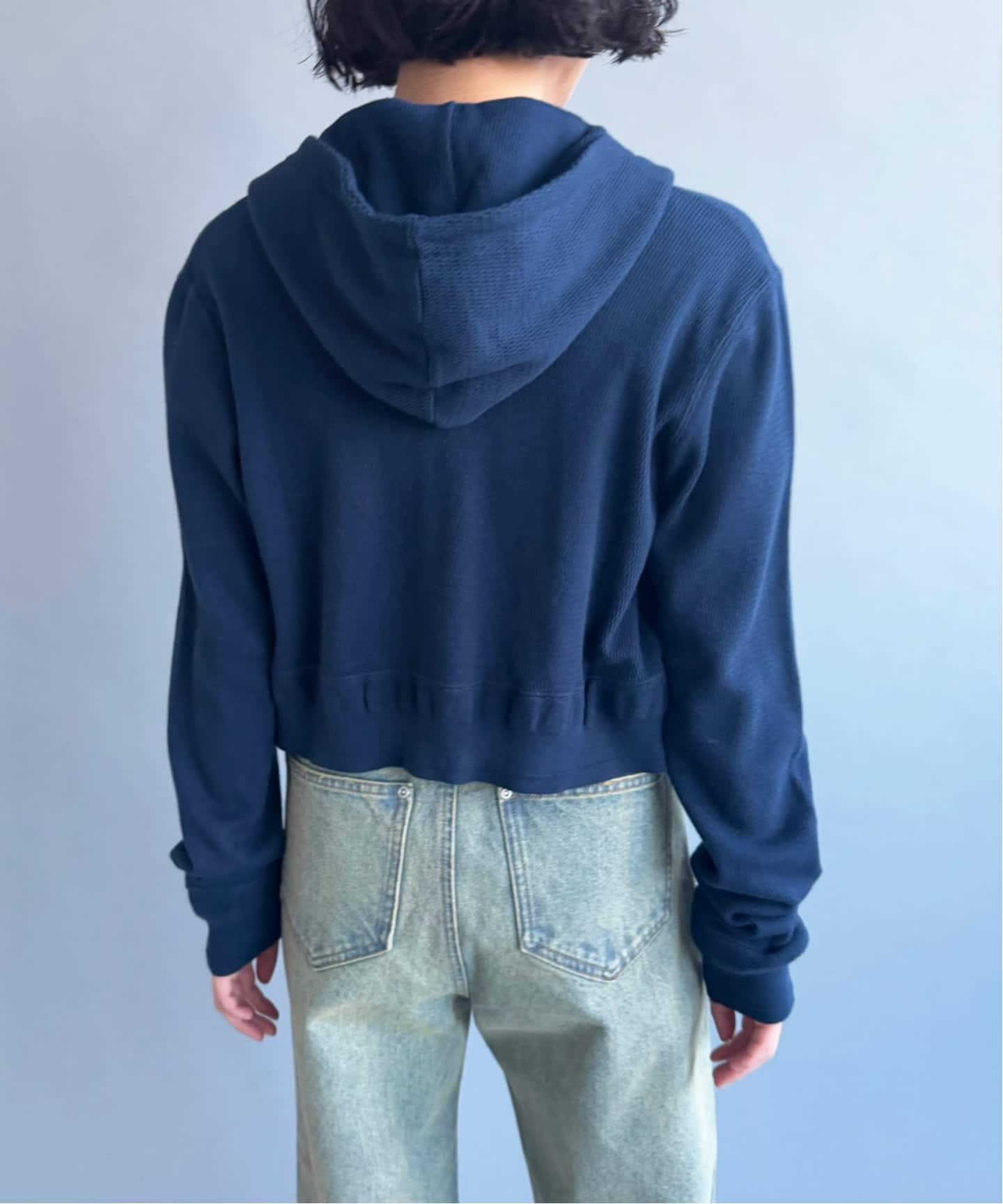 edit for lulu FAITHカーディガン FAITH×LULU】cotton Thermal hoodie cardigan（Tシャツ／カットソー