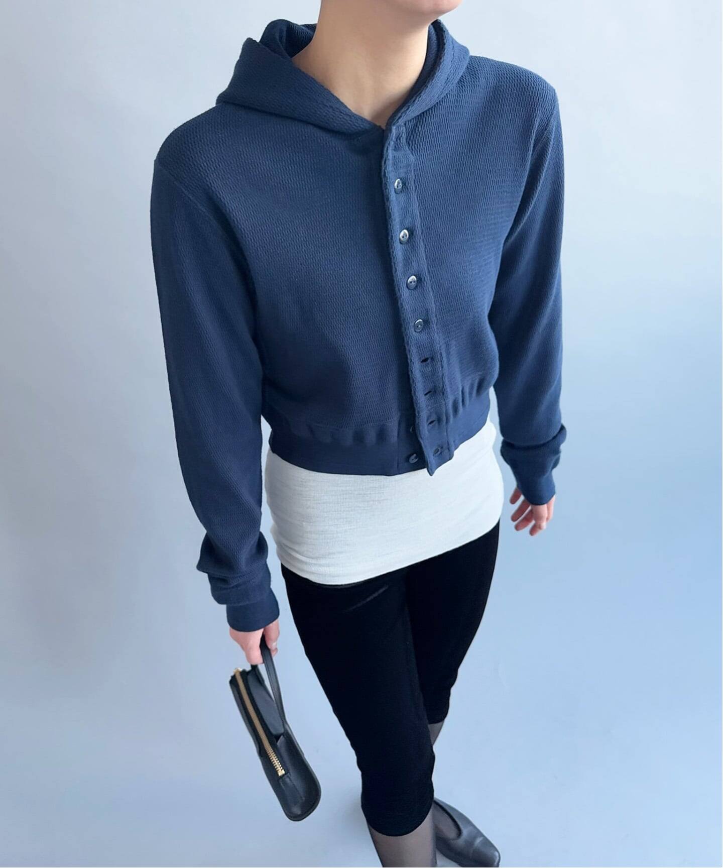 FAITH×LULU】cotton Thermal hoodie cardigan（Tシャツ／カットソー