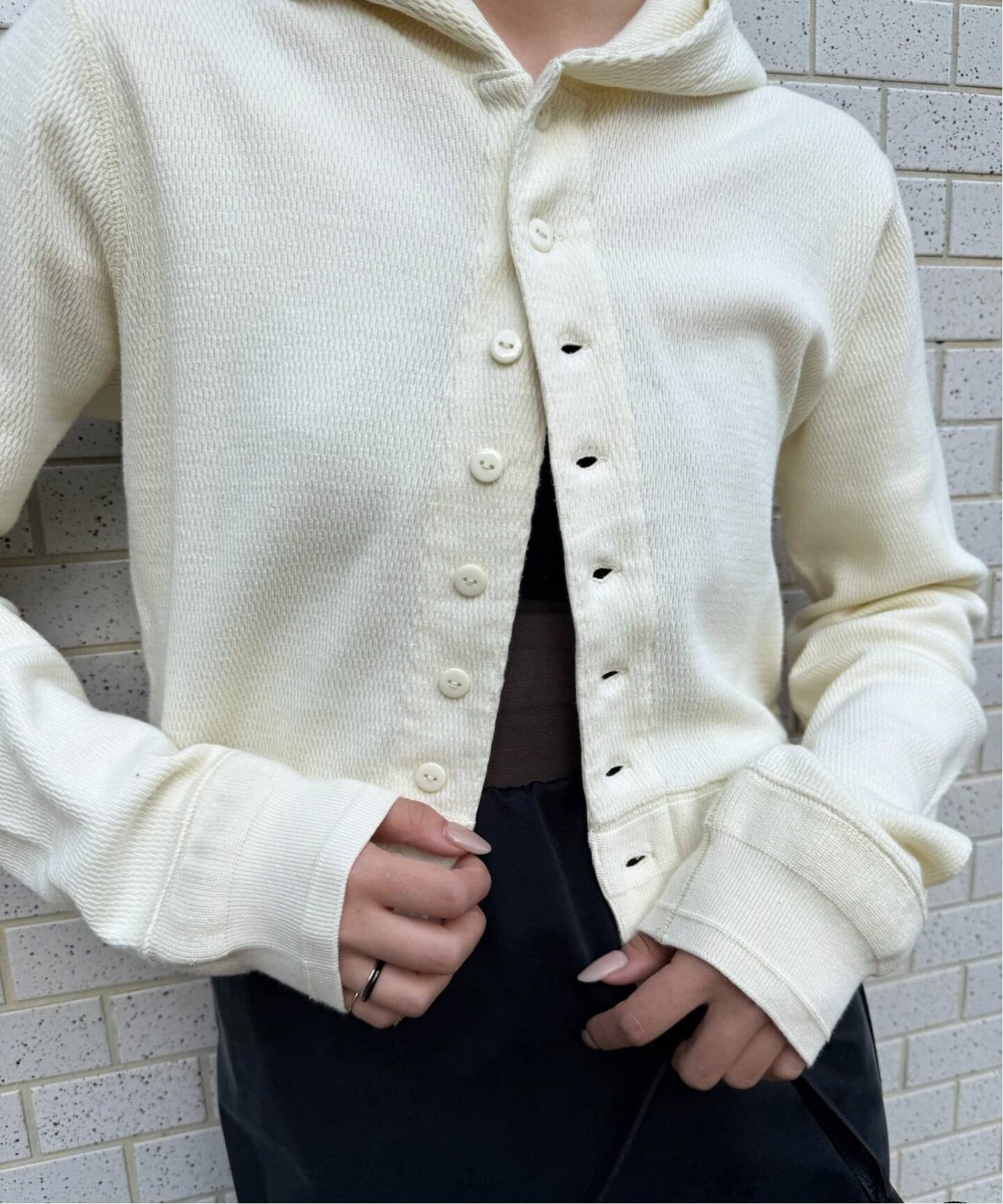 FAITH×LULU】cotton Thermal hoodie cardigan（Tシャツ／カットソー